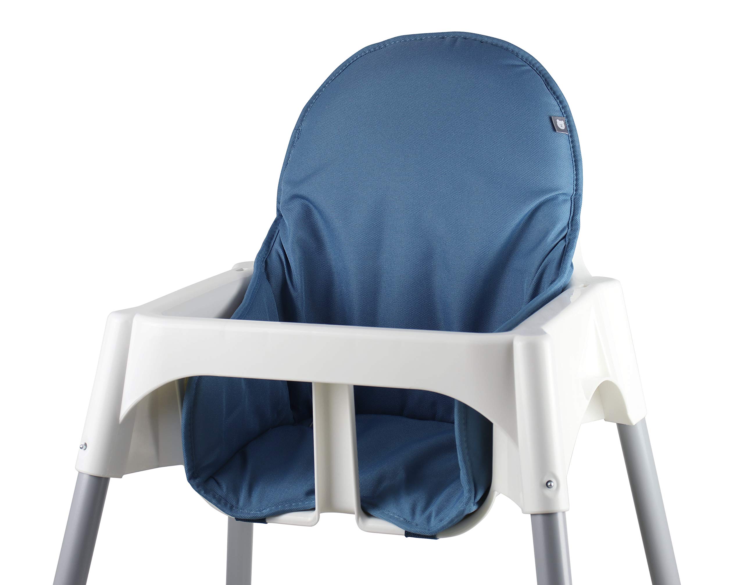 Tinydo Hochstuhl Sitzkissen für Ikea Antilop - ergonomisches Sitzen und Entlastung des Rückens durch extra dicke Memory Schaum Polsterung - Sitzverkleinerer Auflage ohne Verrutschen (Blau)