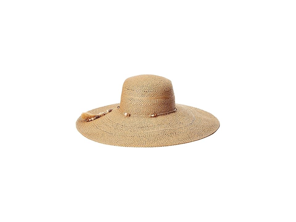 

LAUREN Ralph Lauren Sun Hat with Charms (Rustic Tan) Caps