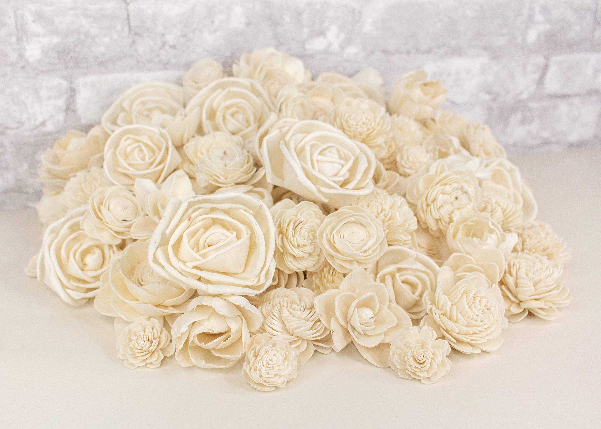 【w.o.d.】 F.L.O.W.E.R.S. Sola Wood Flowers Çok Renkli Boyalı Ürün Çeşitleri - Ülke