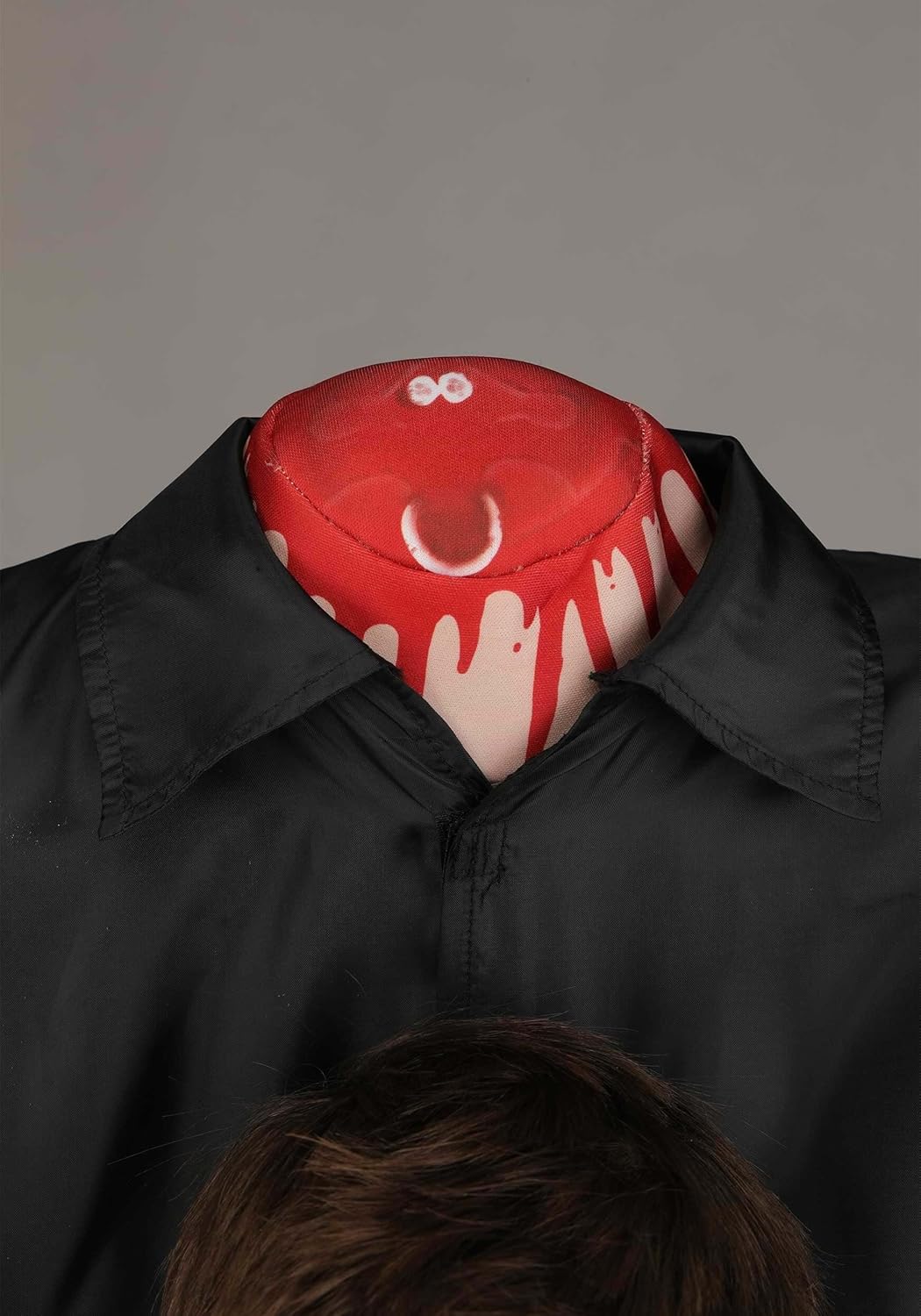 Kids Headless Man Costume with Robe & Harness for Halloween, Creepy Illusion Costume for Scary Dress Up Parties