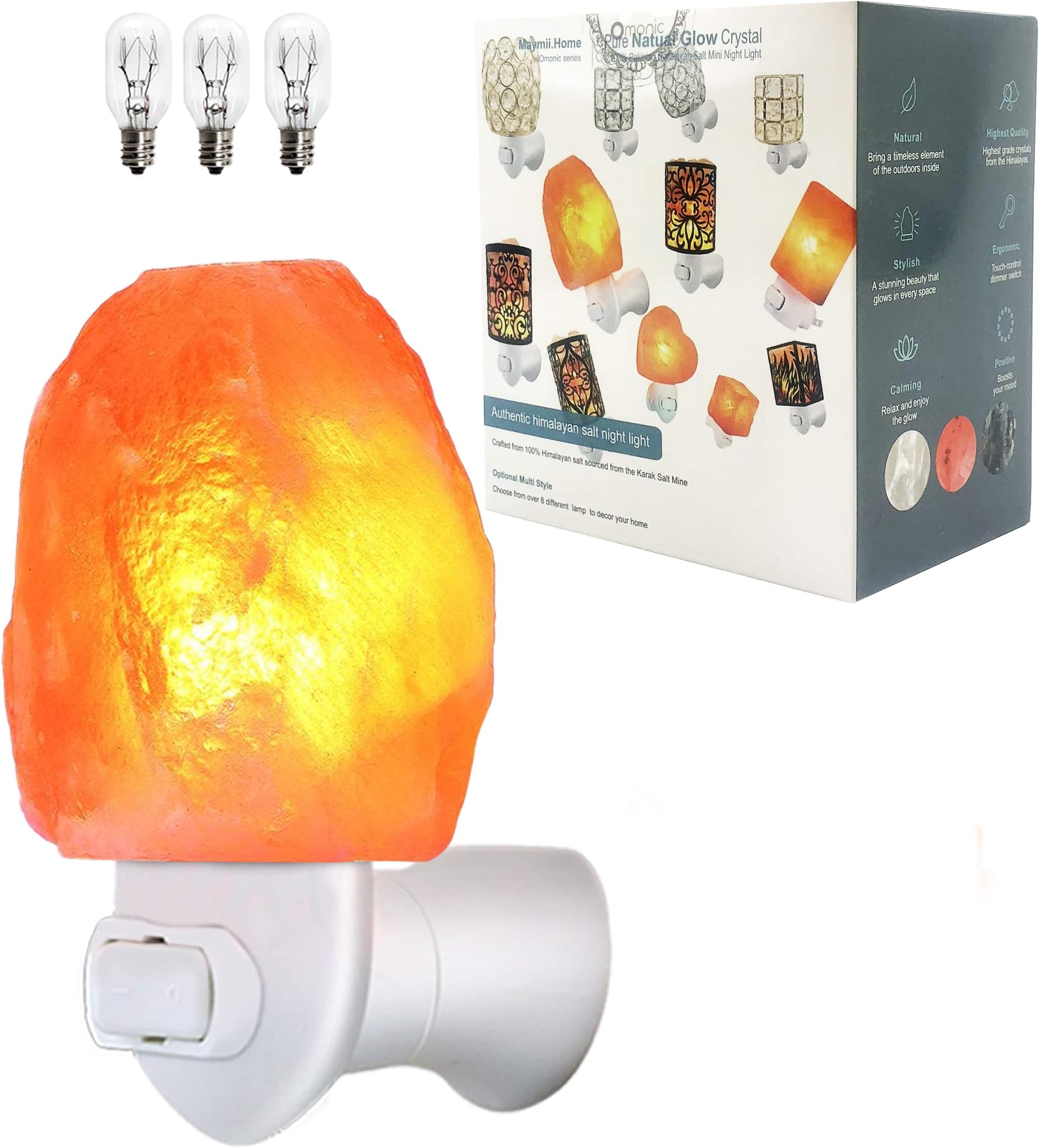 Betus Natural Crystal Himalayan Salt Wall Lamp Air