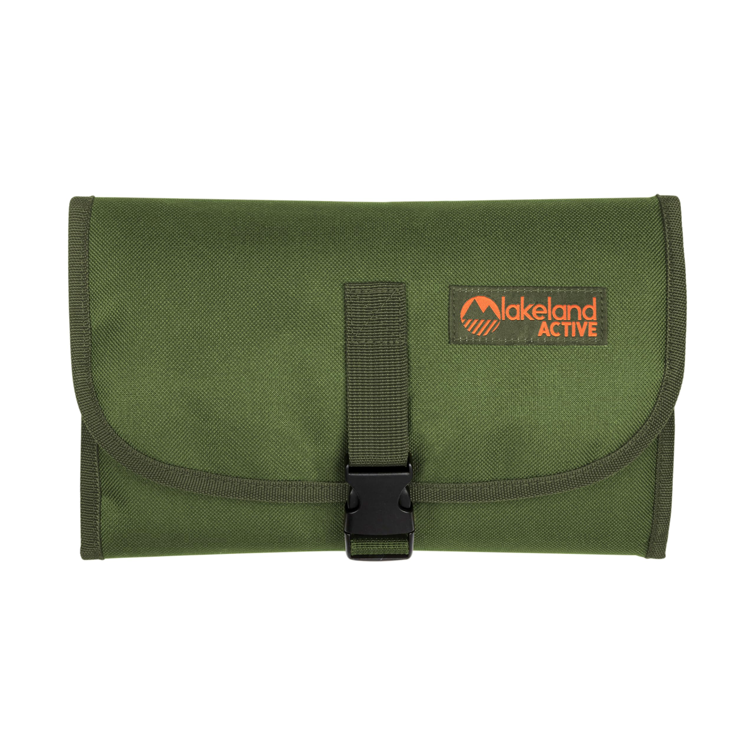 Eskdale Fold Out Hanging Travel Toiletry Bag for Men & Women - Moss Green