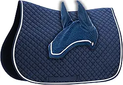 Equinavia Conjunto de sela e capô multiuso Voss para cavalos