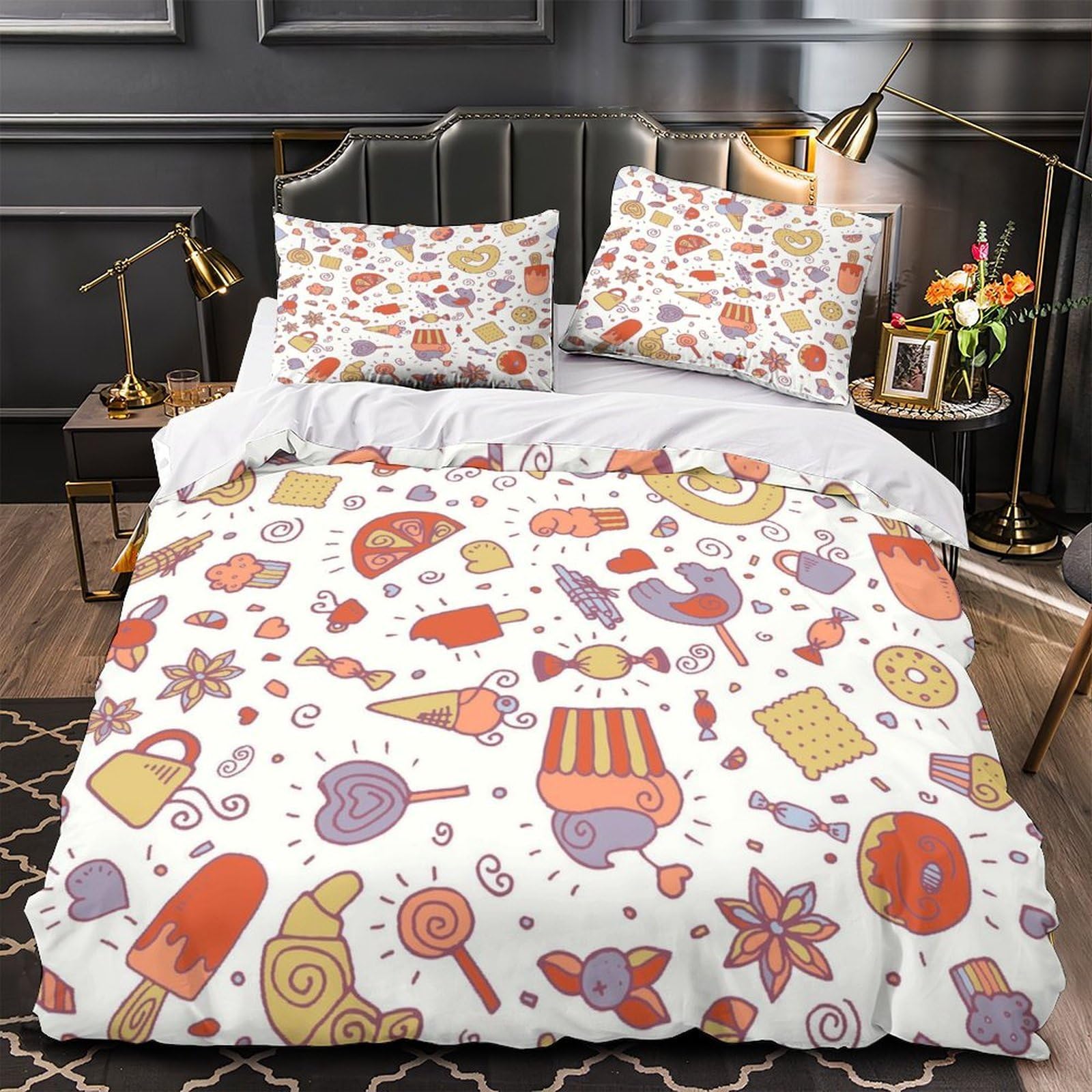 Parure de lit surfeur pour s'endormir face au coucher de soleil tropical de votre chambre