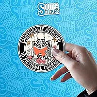 Vista 5 de (3 piezas) Pegatina de esqueleto para leer libros de 2 pulgadas, pegatina de vinilo troquelada impermeable Bookish Kindle Booktok Reader Smut