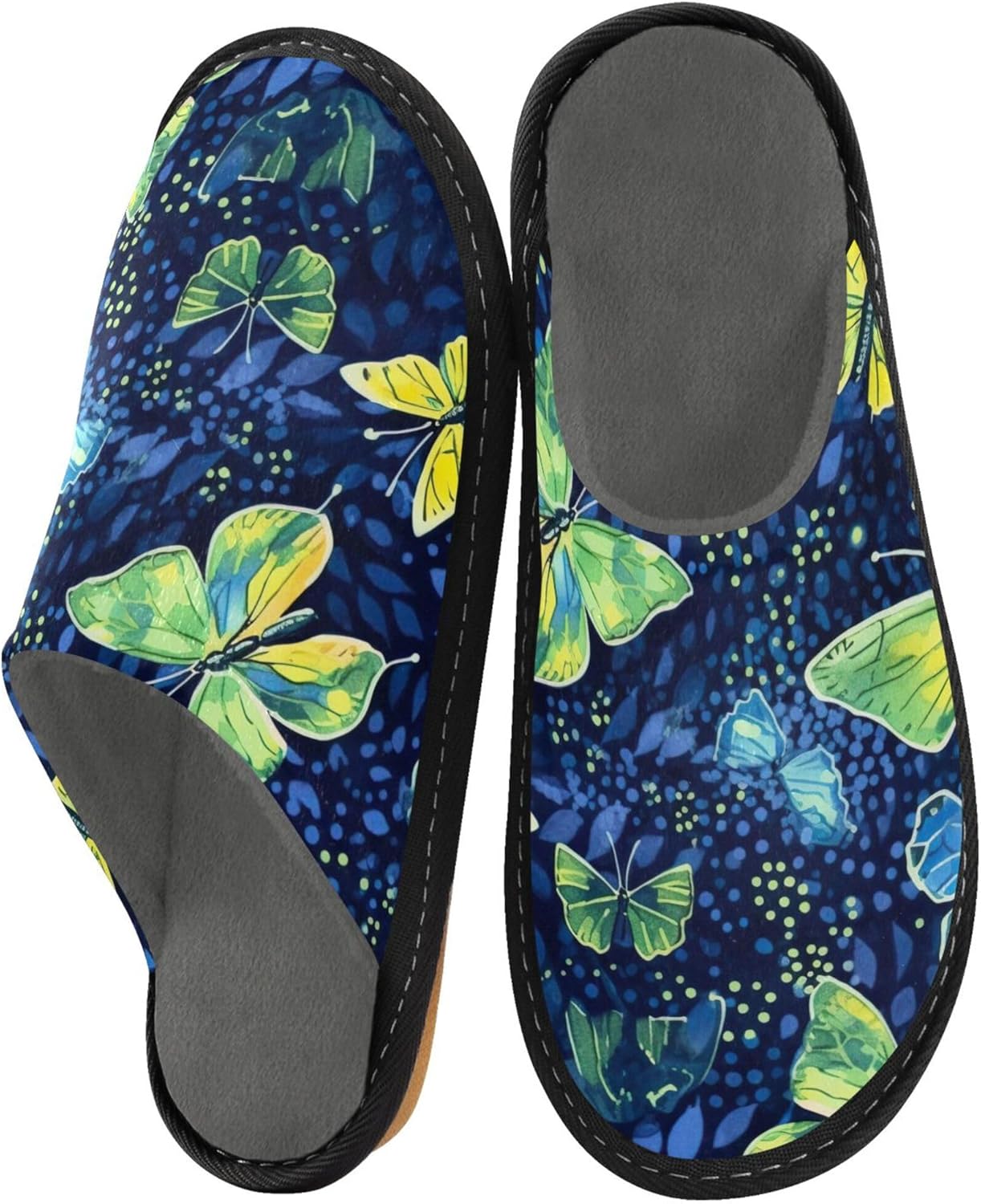 House Slippers – Cozy Fuzzy Slippers for Guests, Washable & Disposable, Perfect for Shoeless Home, Spa & Hotel Use A110907