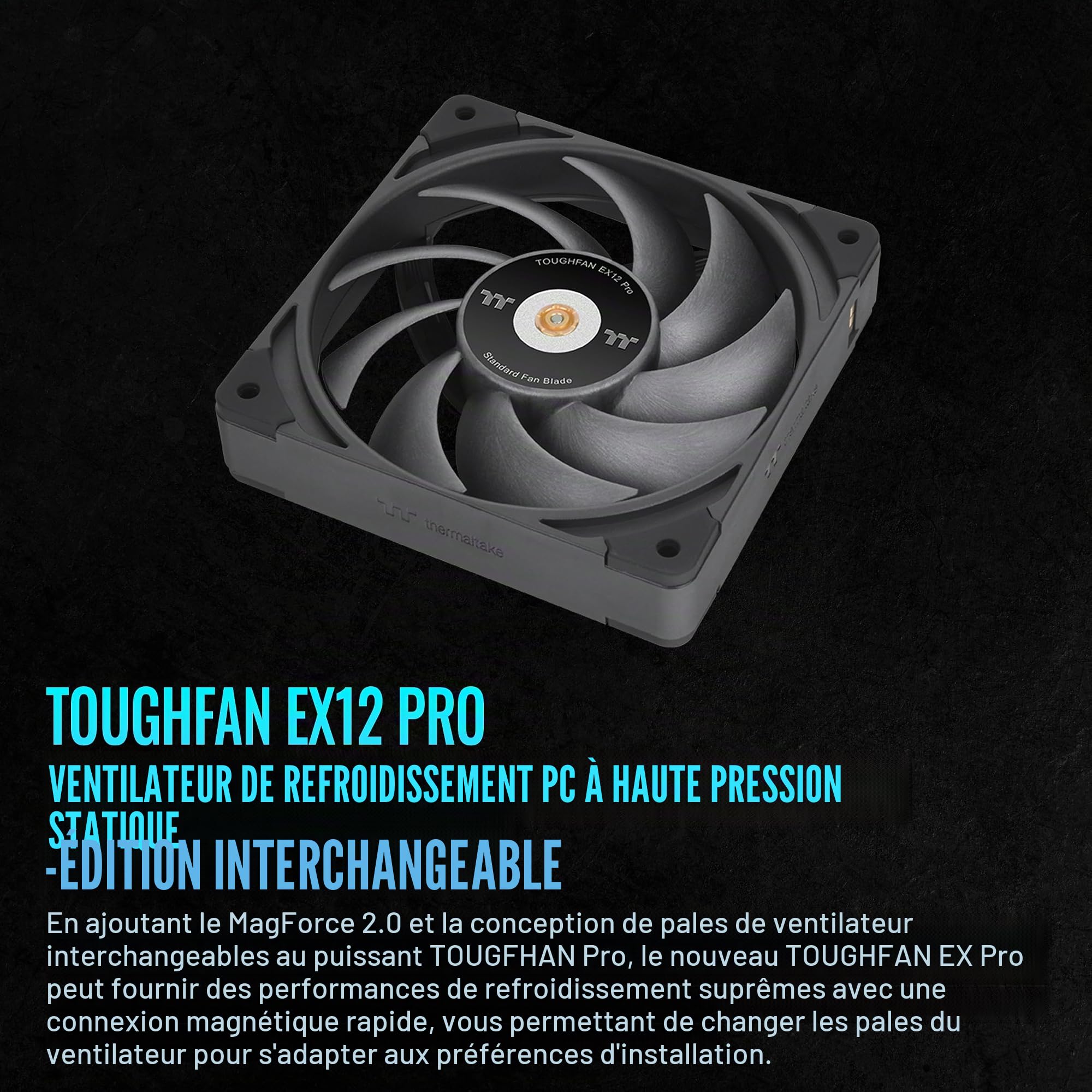 Thermaltake TOUGHFAN EX12 Pro | Swappable Edition | 3 Fan Pack