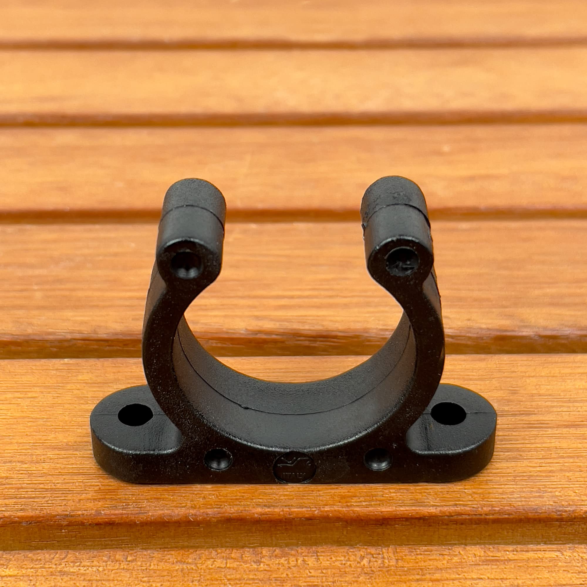 GATE14® Supporti per Remi e Pagaie, Clips in Plastica Nera Ø max 30 mm 2 Pz