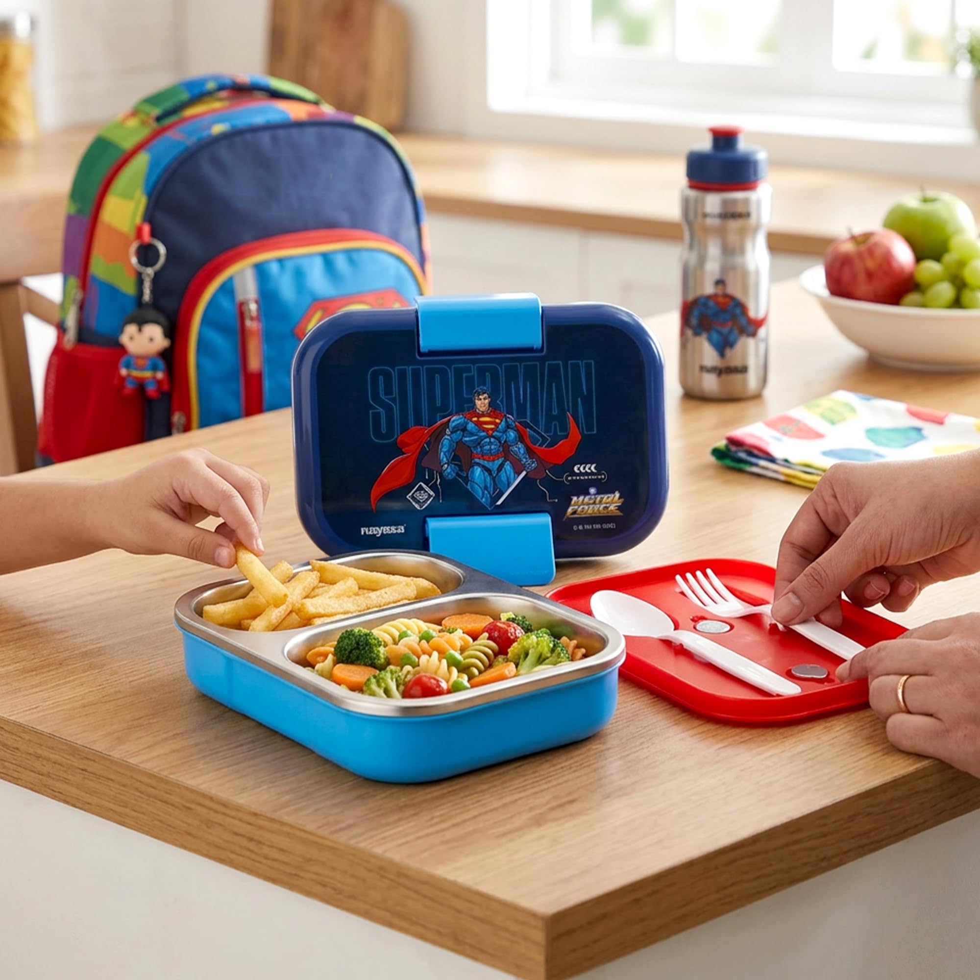 Kids Stainless Steel Lunch Box - Leakproof & Insulated -8