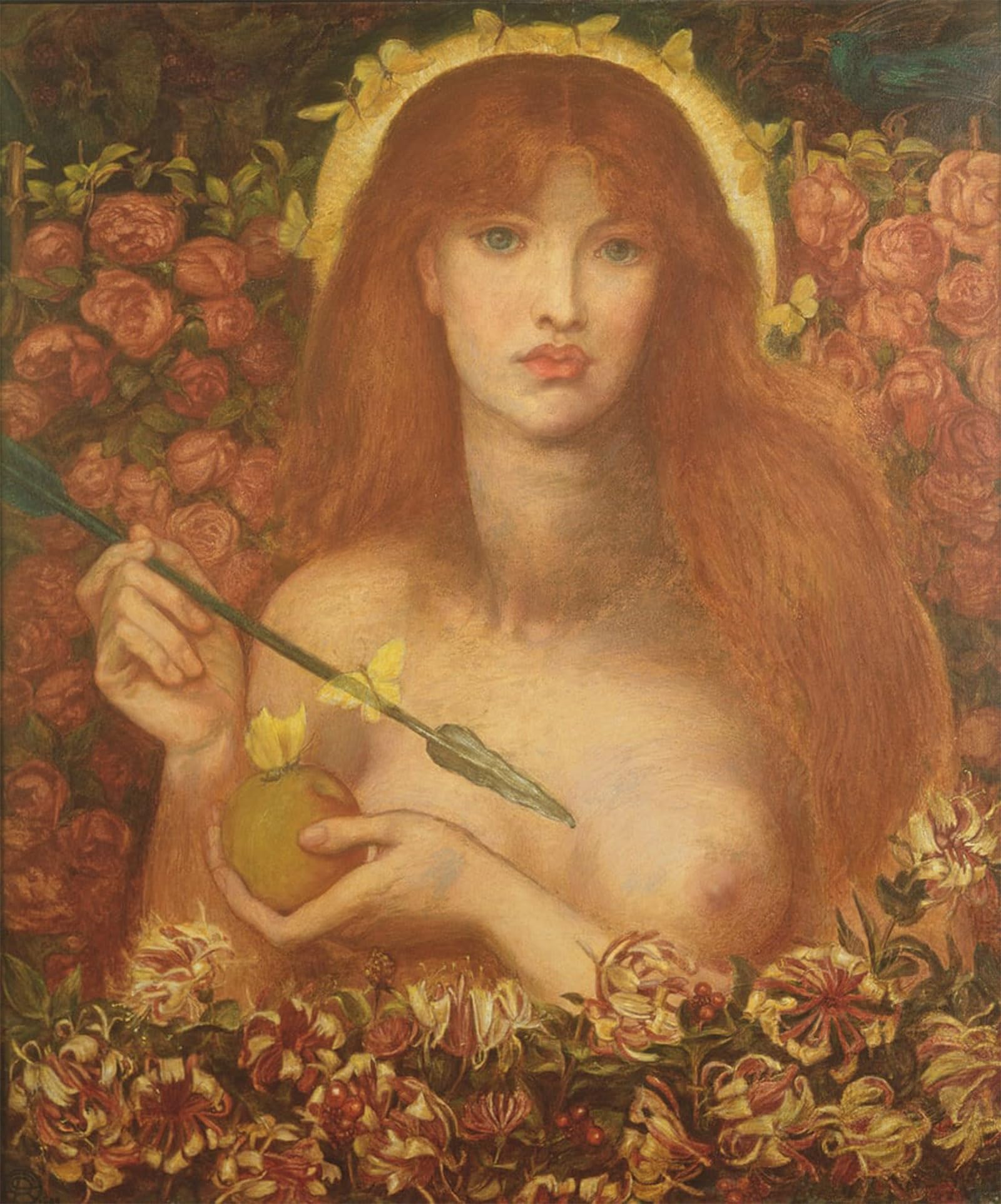 ARTXLXXBN Famous Art Print Poster Vintage Wall Art Venus Verticordia by Dante Gabriel Charles Rossetti Canvas Art Poster for Home Decor 60x90cm