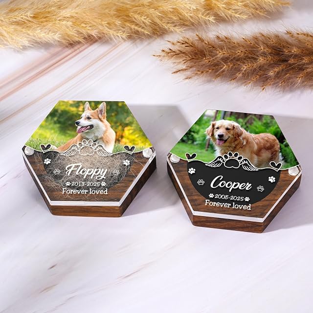 Foto 2 de 8 de Esseur Caja de recuerdo personalizada para pelo de mascotas