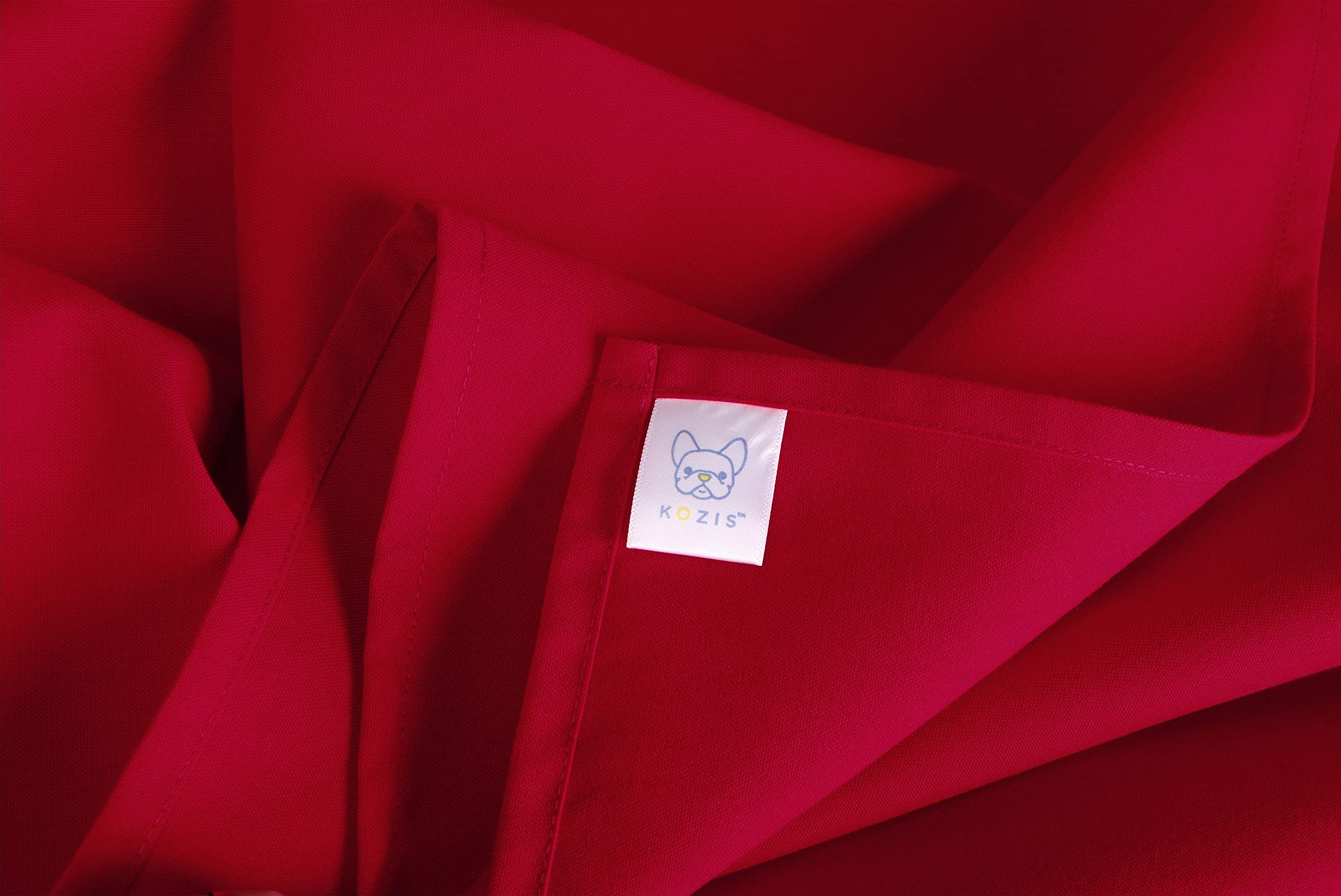 KOZIS Premium Tablecloth, 100% MJS Cotton-Rich Polyester