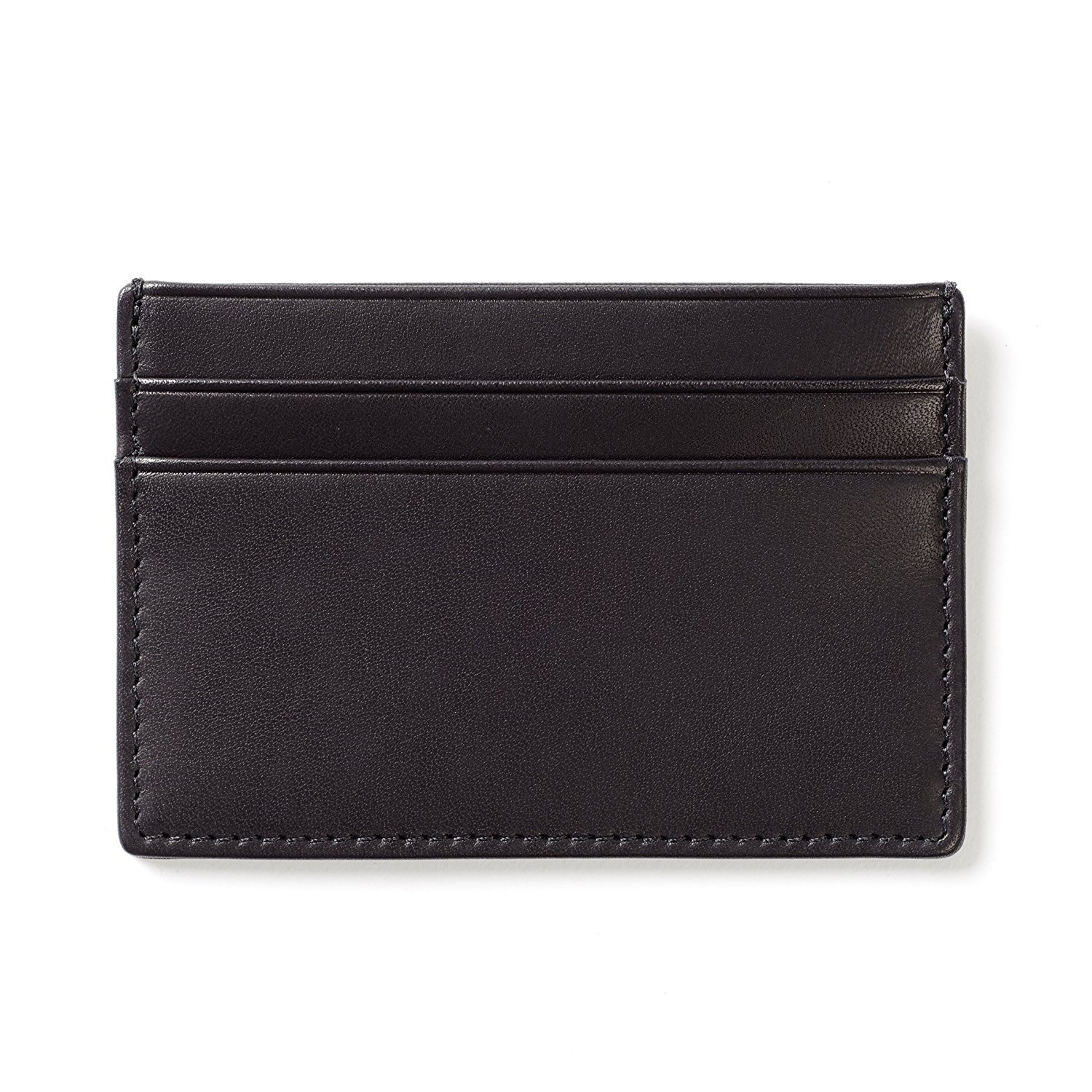 Slim Genuine Leather Credit Card Holder Front Pocket Wallet- Leather Money Clip Wallet Card Holders