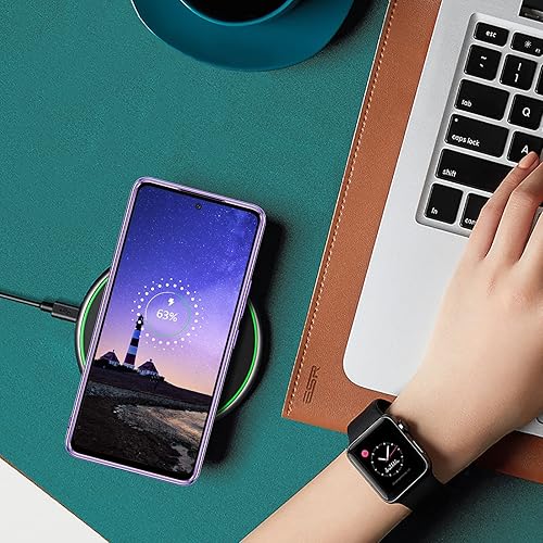 Miniatura 8 de GUAGUA Funda compatible con Samsung Galaxy A53 5G de 6.5 pulgadas que brilla en la oscuridad, nebulosa espacial, luminosa, delgada, protectora