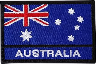 Australia Flag Embroidered Iron/Sew On Patch Australian Hat T Shirt Bag Badge