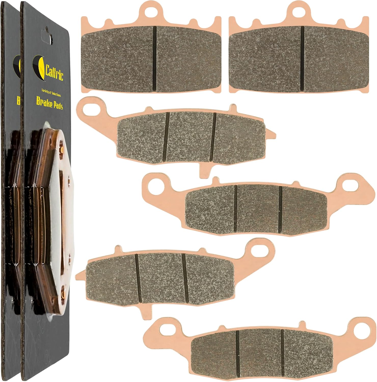 Caltric Front & Rear Sintered Brake Pads Compatible with Suzuki VL1500 Boulevard C90 2005 2006 2007 2008 2009