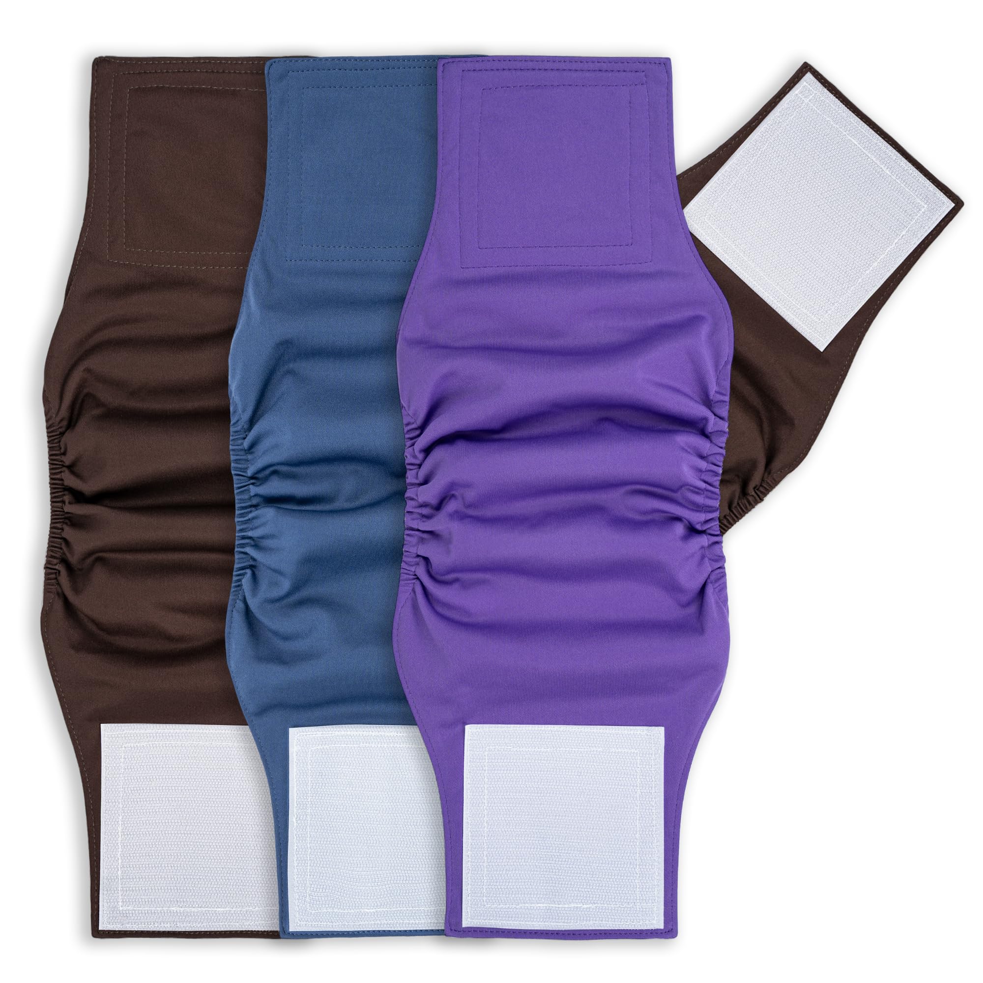 Bandes ventrales lavables chiot XS MICOOYO couche réutilisable incontinence et marquage mâle
