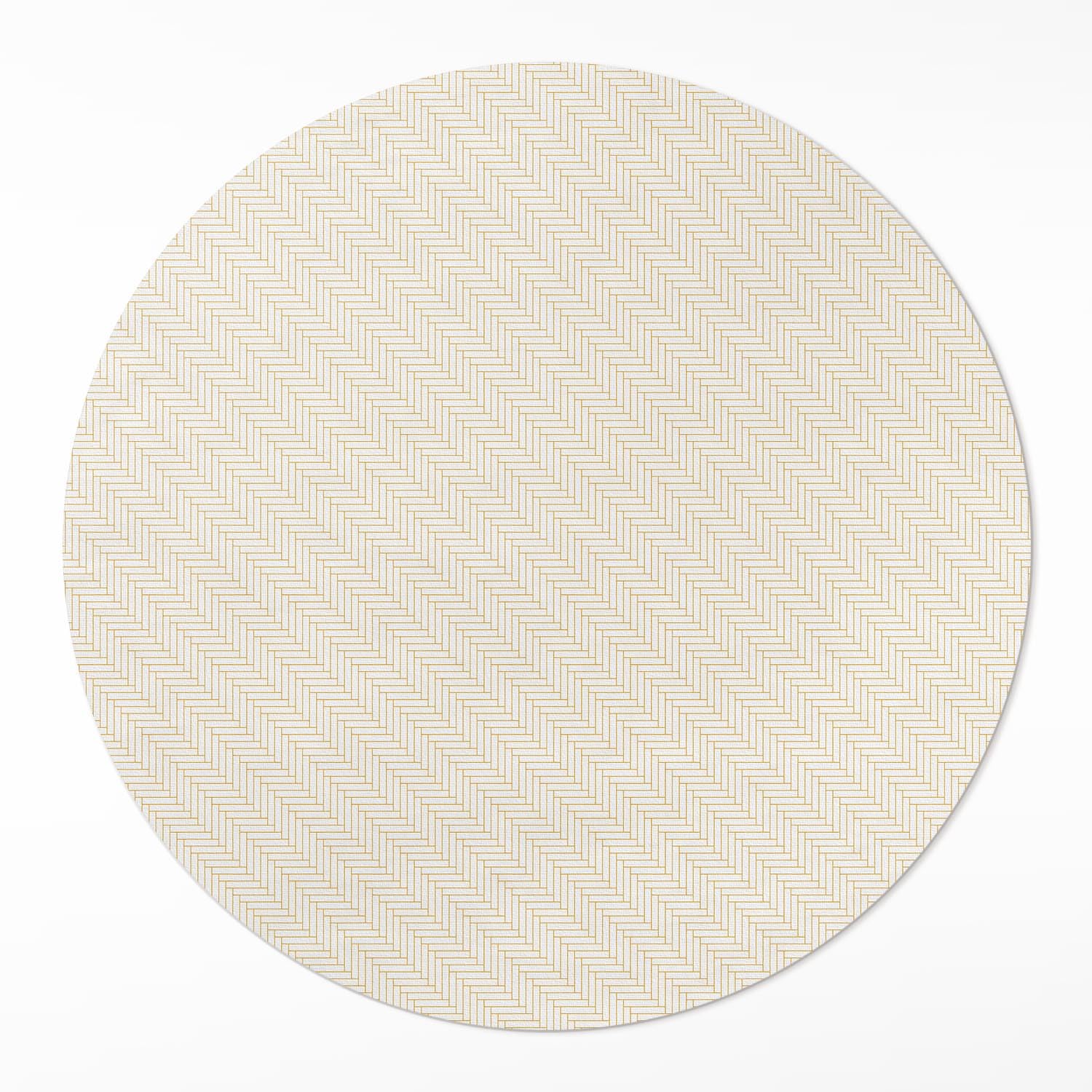 Tapis vinyle pour cuisine et salon rond ø140 cm décoratif effet parquet chevrons chic