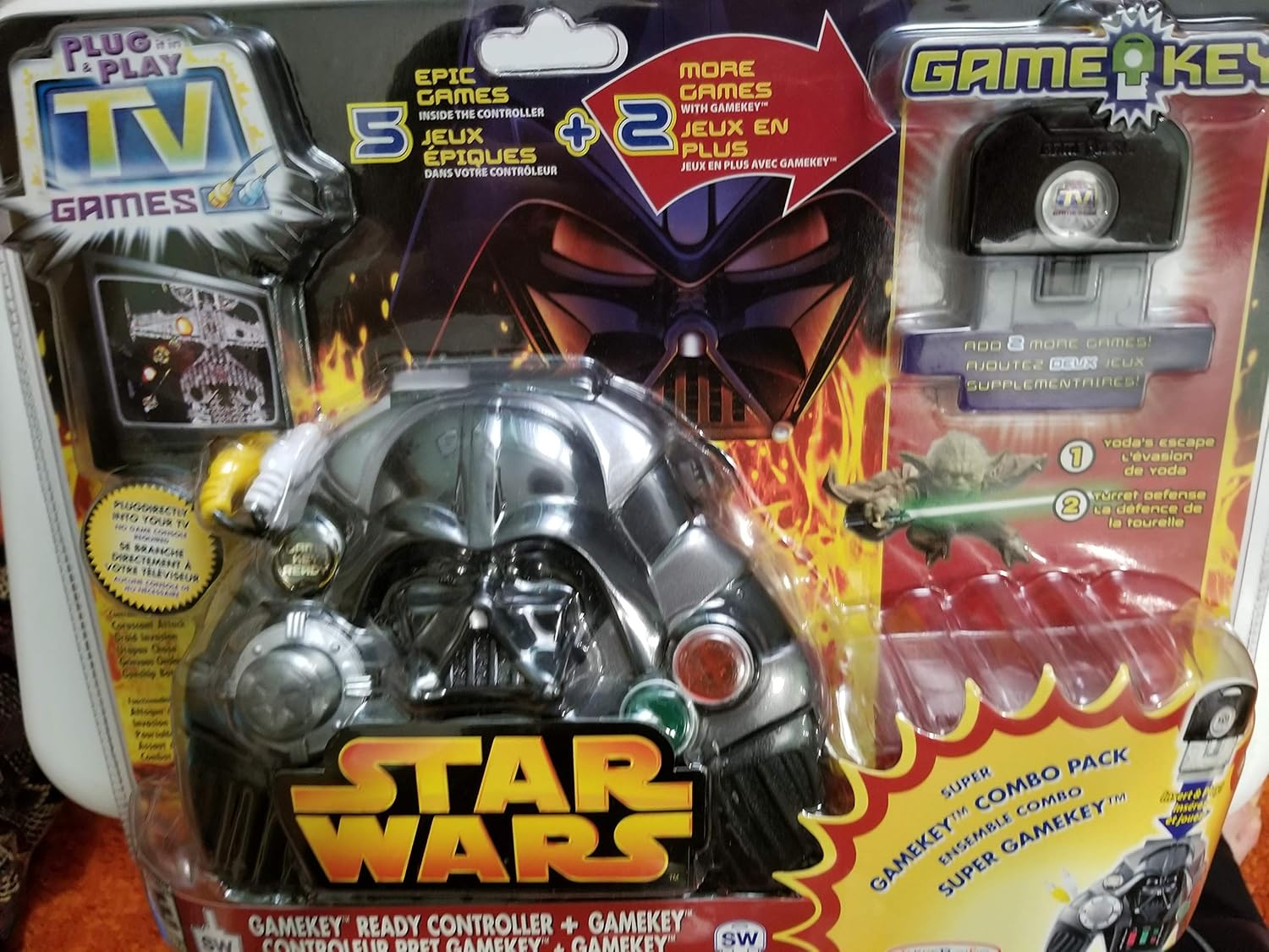 Star Wars 59162 Darth Vader Plug and Play TV Game Revenge of the Sith