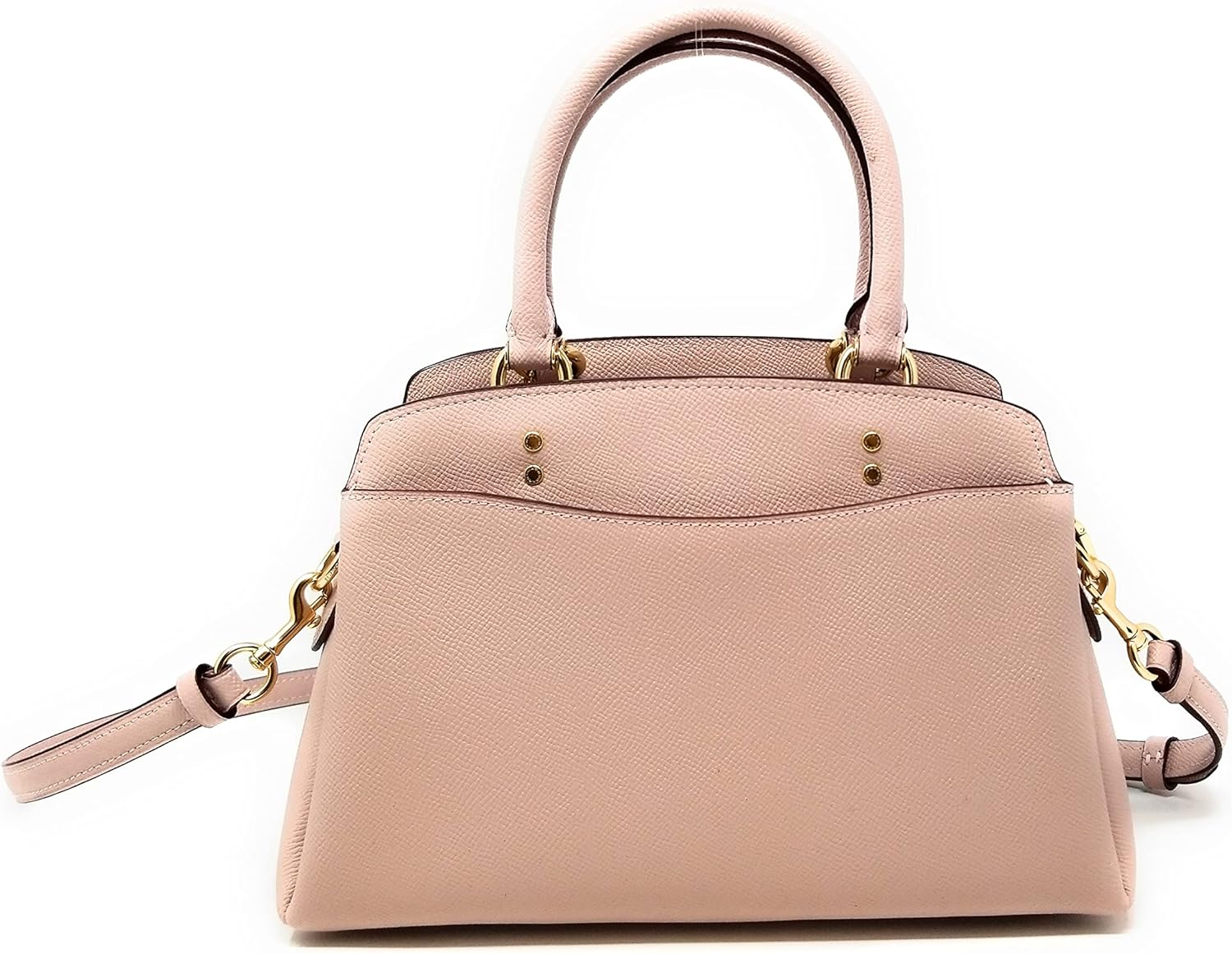Miniatura 3 de Coach Mini Lillie Carryall para mujer (cuero de grano cruzado, malva lavado), Malva lavada