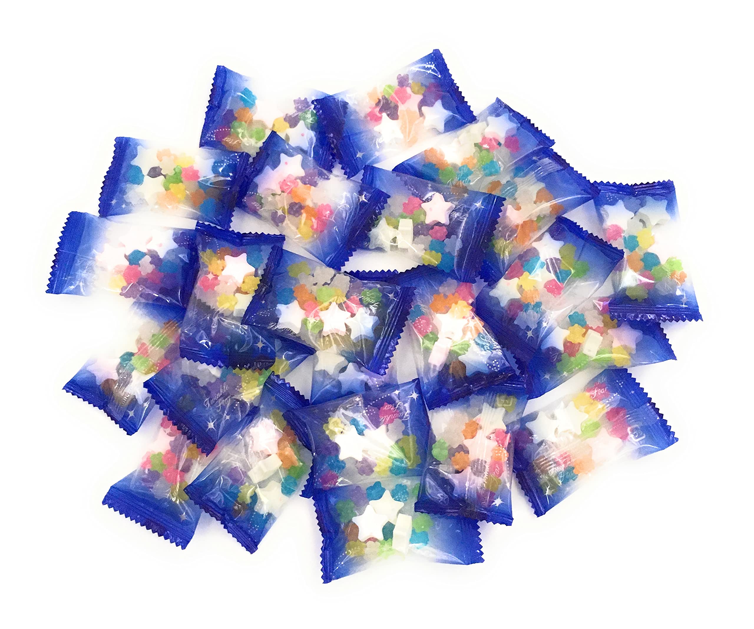 Amazon.co.jp: 【個包装】ツインクルスター 180g 【星型ラムネと金平糖