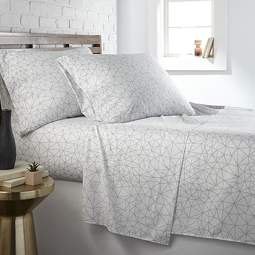 Miniatura 48 de Southshore Fine Living, Inc. Colección Perfect Paisley, juego de sábanas de 4 piezas para cama tamaño king con bolsillo extra profundo, sábana Azul