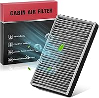 Vista 18 de BDFHYK 2 filtros de aire de cabina CF10136 con carbón activado compatibles con Chevy Uplander 2005-2009, Venture 2001-2005, compatibles con Buick