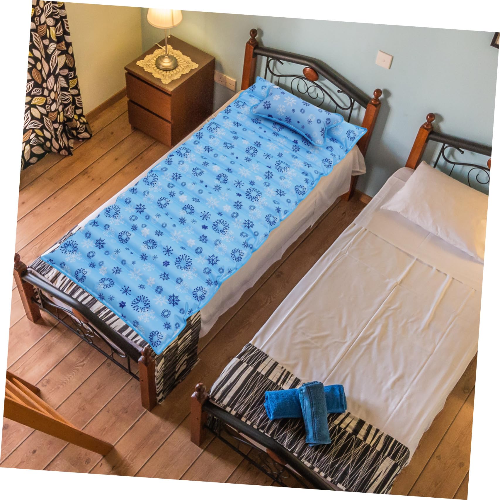 Materasso d Acqua Refrigerante Estivo in Pvc e Riciclabile per Studenti e Anziani, Tappetino Singolo per Letto in Dormitorio