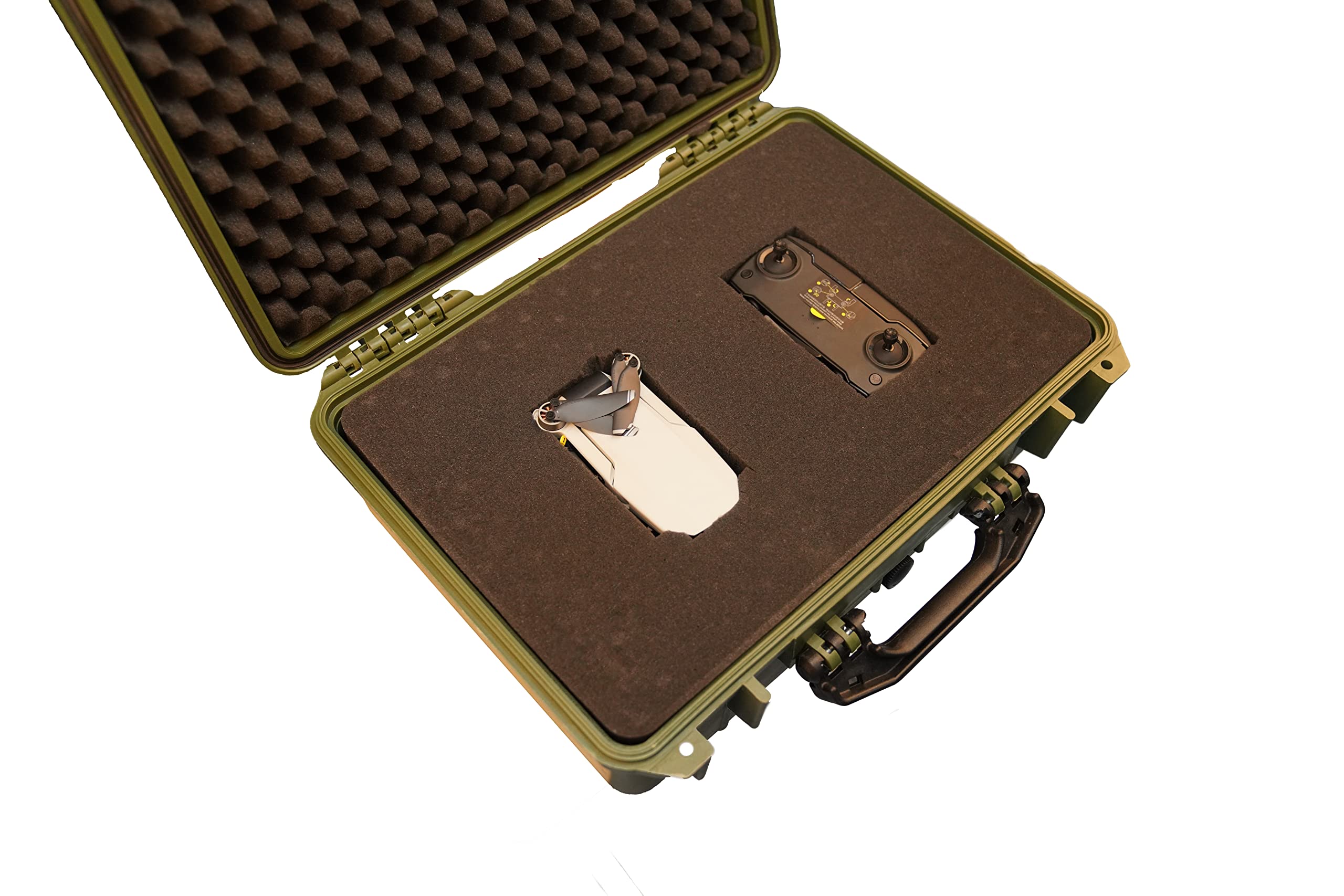 MEIJIA Funda protectora rígida impermeable IP67 para todo tipo de clima, funda rígida para cámara, funda rígida con espuma personalizable, protección perfecta para cámara, drones, pistolas, equipos