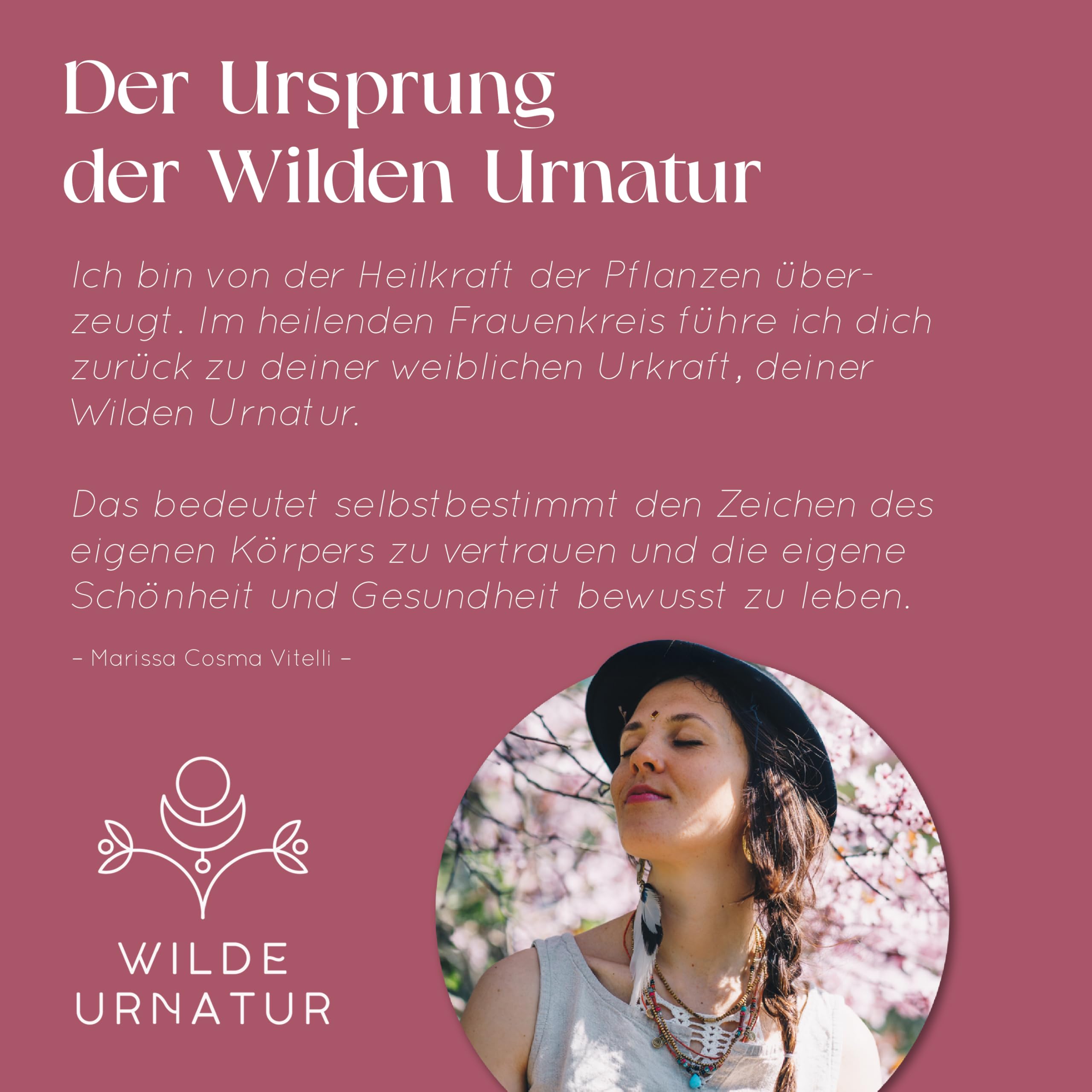 Naturalità selvatiche – Olio da massaggio intimo Premium Holy Yoni – Cura intima naturale con profumo di rosa, nutriente e idratante, 30 ml