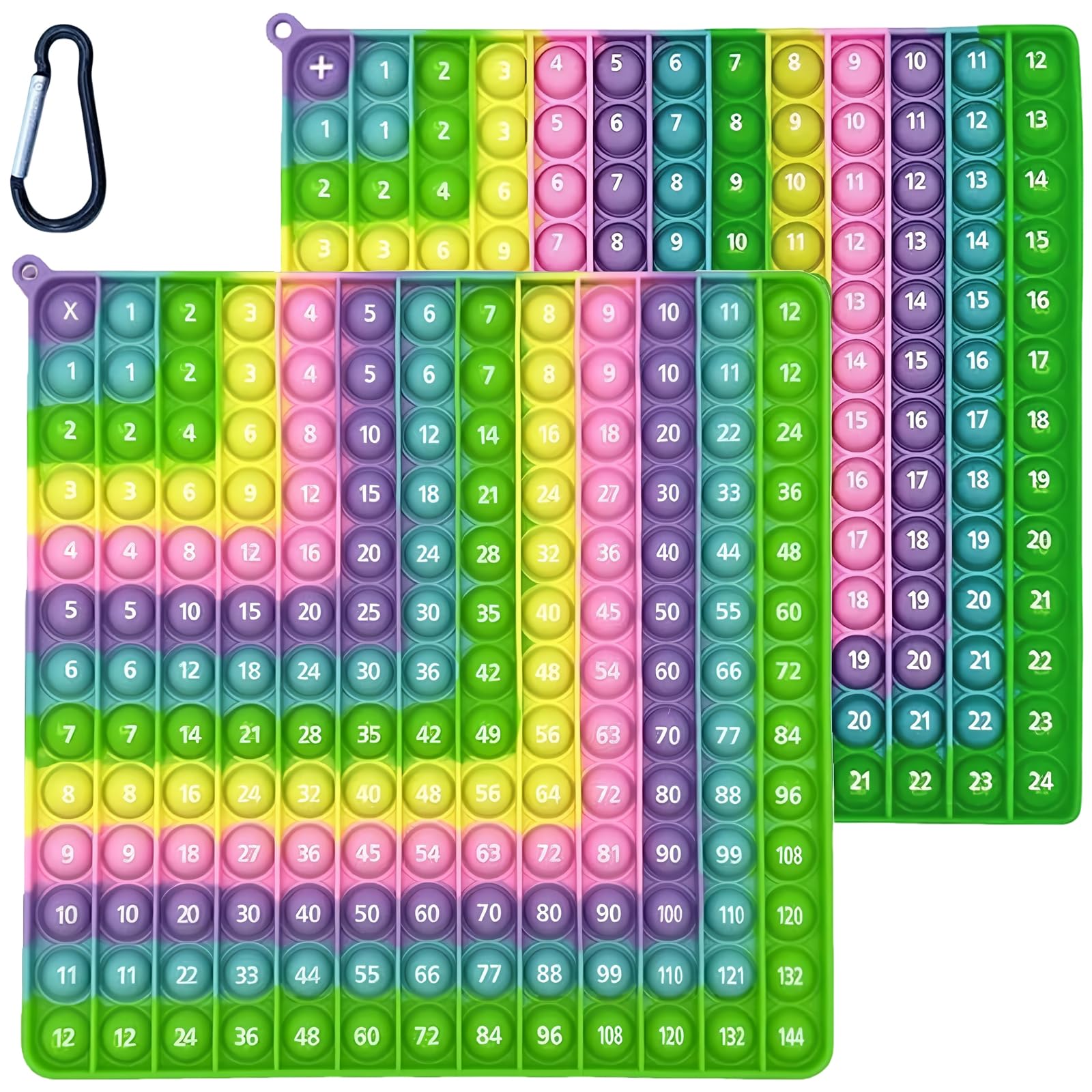 Times Table Poppet 12x12 Maths Poppet Multiplication Pop It 12x12 Maths Fidget Toy Multiplication Popper Times Tables Poppit Maths Fidget Times Tables Relieve Stress And Anxiety Toys