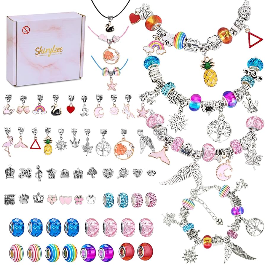 ビーズアクセサリーキット Amazon.co.jp: WTOR 女の子 おもちゃ ビーズ アクセサリーキット