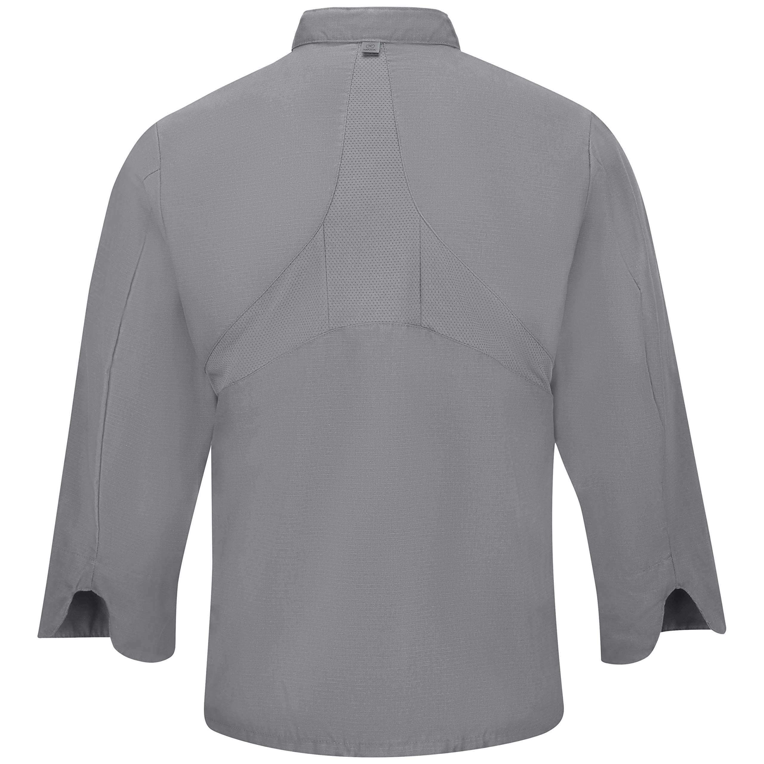 Red Kap Long Sleeve Ten Button Chef Coat with Mimix and Oilblok Chaqueta Hombre