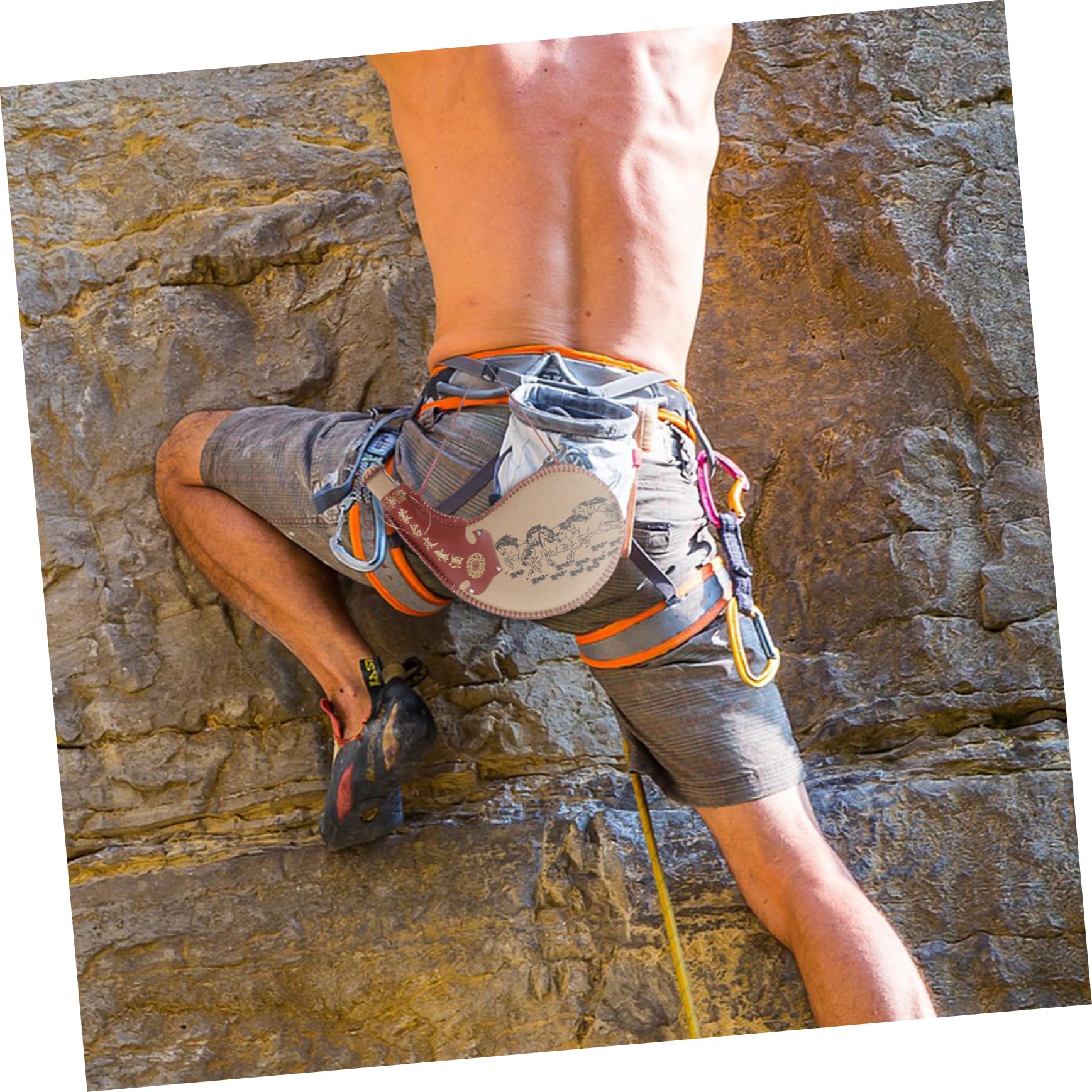 PHENOFICE Leather Flask for Hiking Bota Bag for Wine Special Water Bag Liquid Storage Bag Wear-resistant