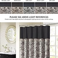 Vista 2 de Cortina de regadera Jacquard de poliéster Aubrey