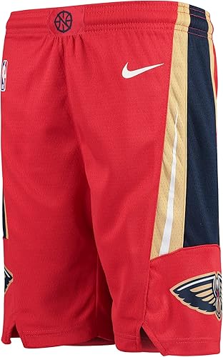 Miniatura 9 de Portland Trail Blazers Youth 8-20 - Pantalones cortos oficiales Swingman Dri-Tek Performance