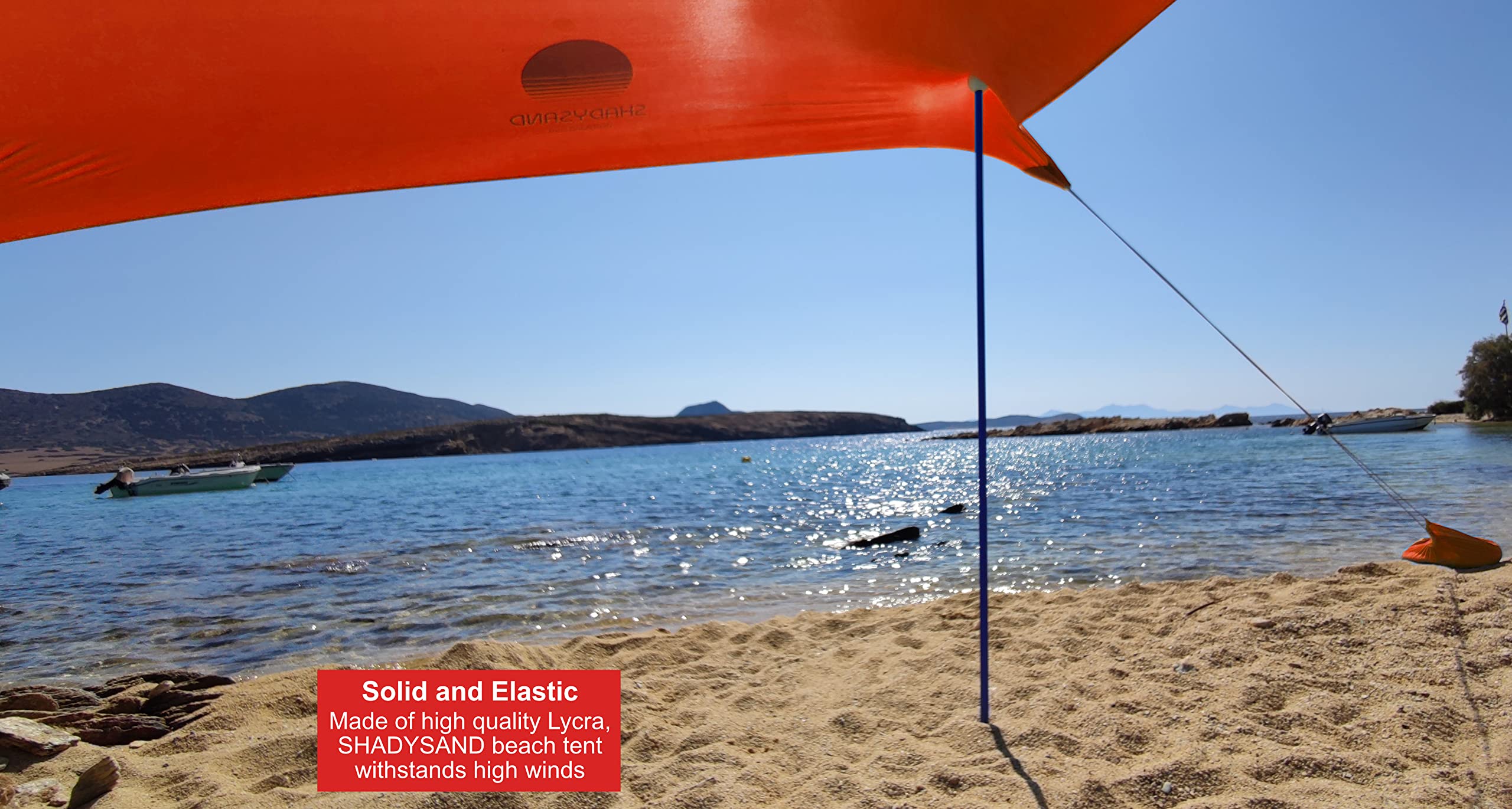 Grande tenda da spiaggia familiare anti UV (UPF 50+) fino a 5 persone, compatta leggera e pratica. Rifugio da spiaggia, riparo da sole per neonati, bambini e adulti. Entra in Una Valigia a