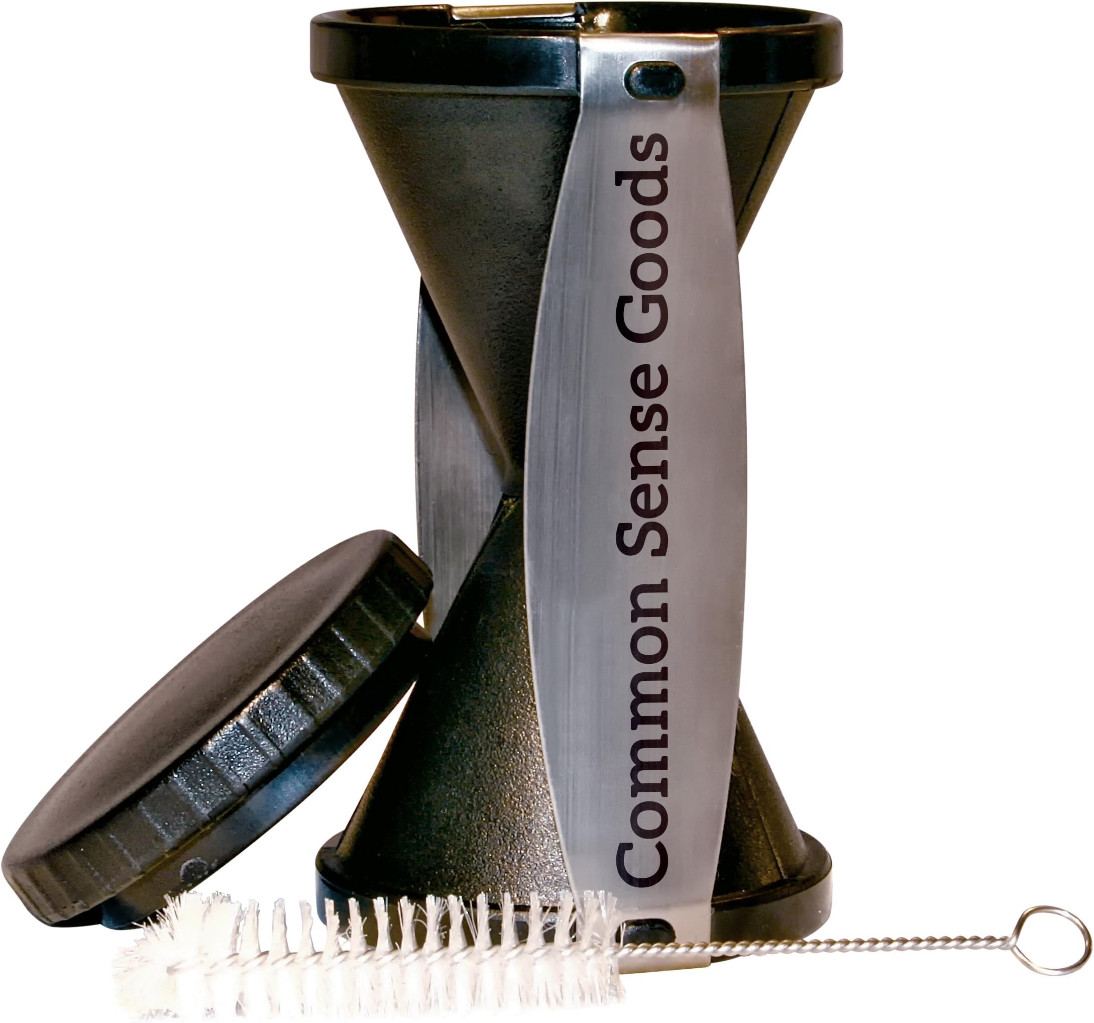 Common Sense Goods Vegetable Spiral Slicer Bundle with Recipes & Cleaning Brush Make Zucchini Spaghetti Pasta Veggie Noodles