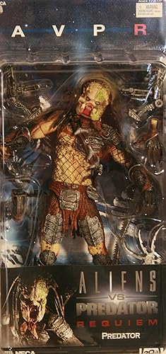 Alien VS. Predator: Requiem NECA Figura de acción Serie 2 Predator Unmasked