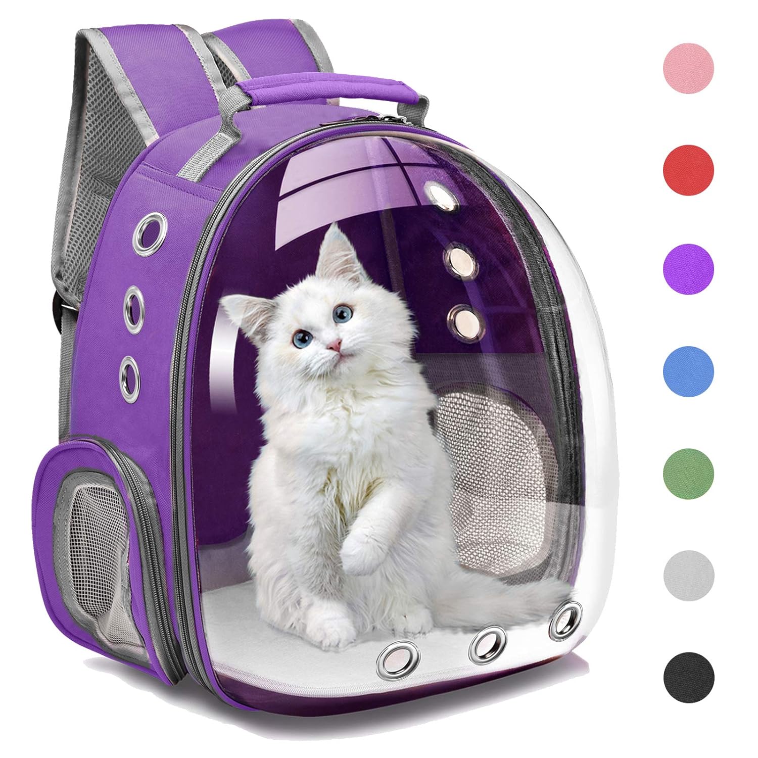 Henkelion Cat Backpack Carrier Bubble Carrying Bag, Small Dog Backpack