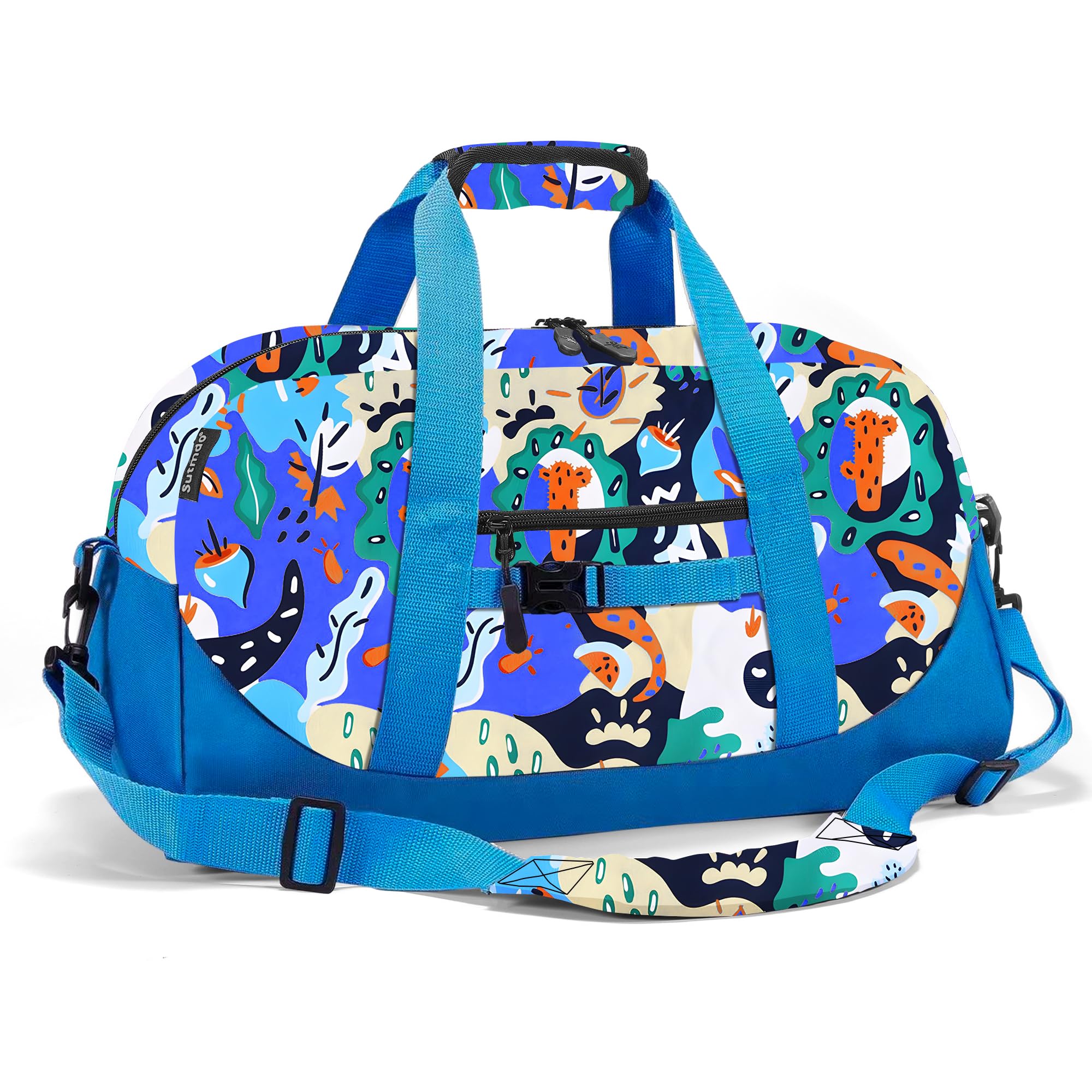 Stumdo Kids Overnighter Duffel Bags for kids, Carry-On Size & Ideal for School Practice or Overnight Travel Weekender Tote for Travel Gym Sport bag