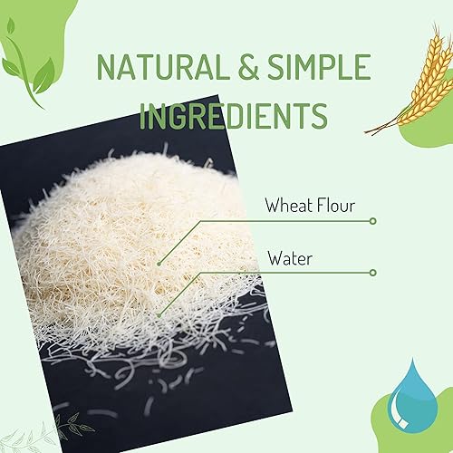 Miniatura 3 de Kral Kataifi - Masa de fillo triturada, masa de repostería seca Kadayif, Kataifi, uno de los postres turcos endulzados con jarabe más populares,