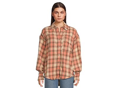 Free People We The Free Ashley Plaid Shirt Women