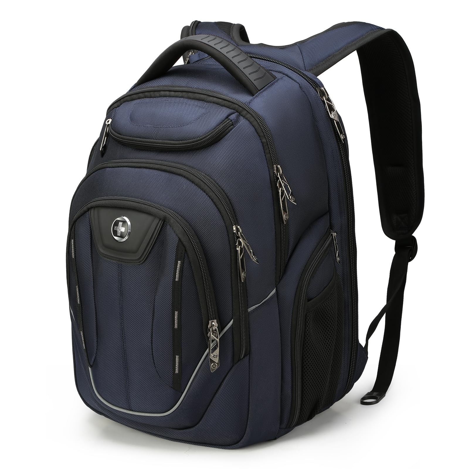 Businessl Laptop Backpack for Men With USB Charging Port J16BT-12 | Swissdigital Design Travel backpack With RFID Protection Pocket,TSA-Friendly Tech Backpack Fit 15.6 Inch Computer