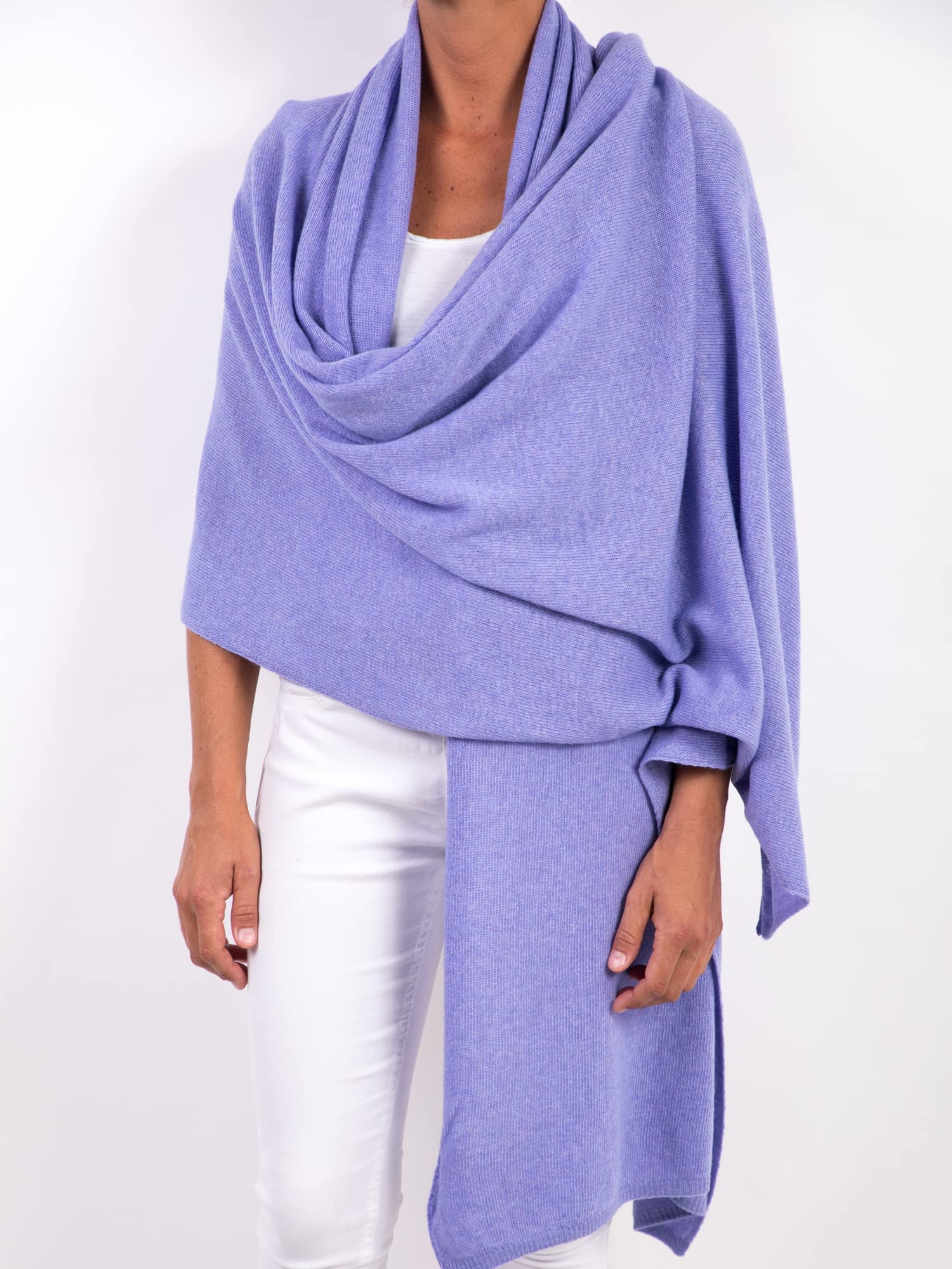 Stola Misto Cashmere Donna Made In Italy Taglia Unica