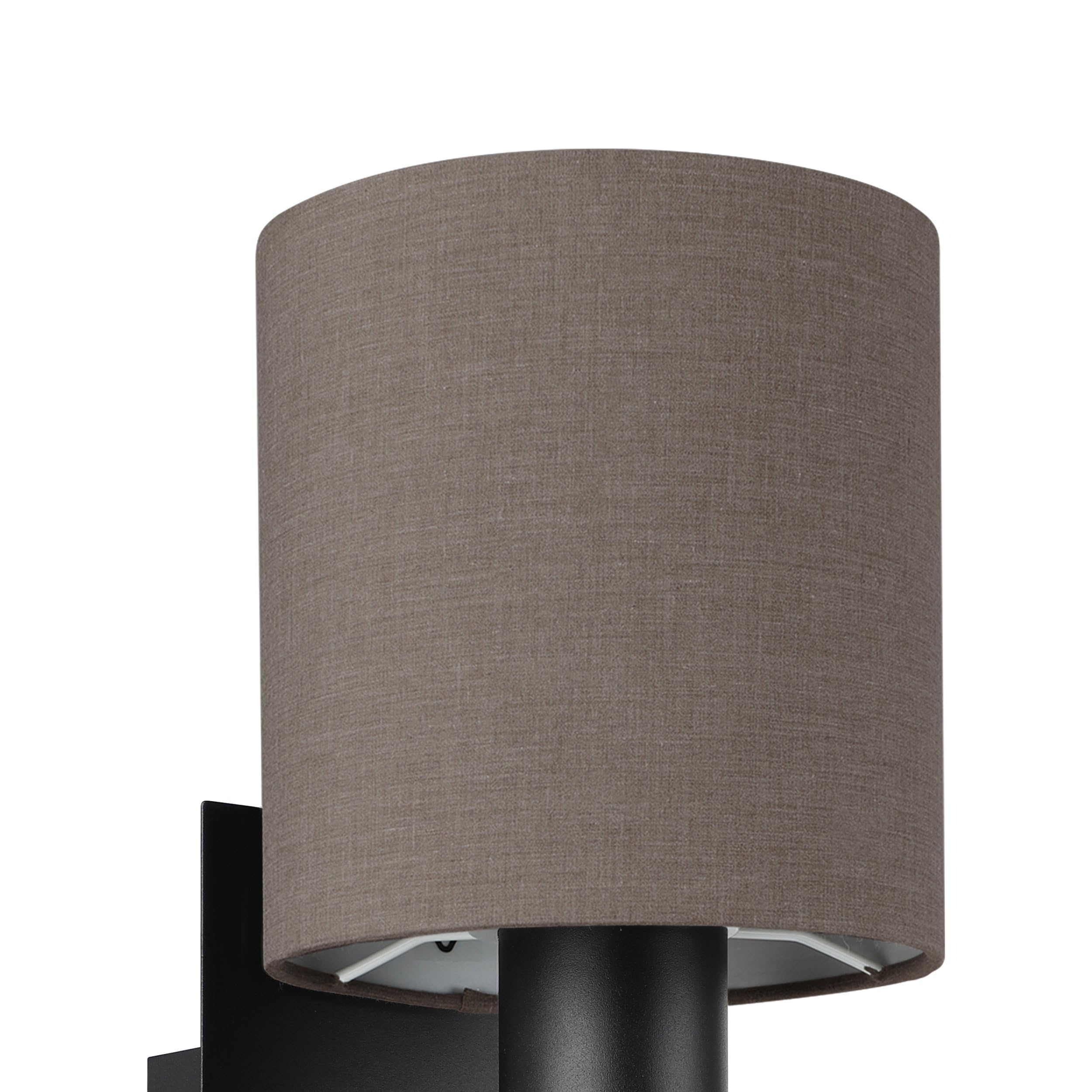 EGLO LED-plafondlamp Maserlo 2, textiel-plafondarmatuur, lamp plafond van stof in goud en taupe, wit kunststof, woonkamerlamp, vloerlamp, warm wit, 38 cm