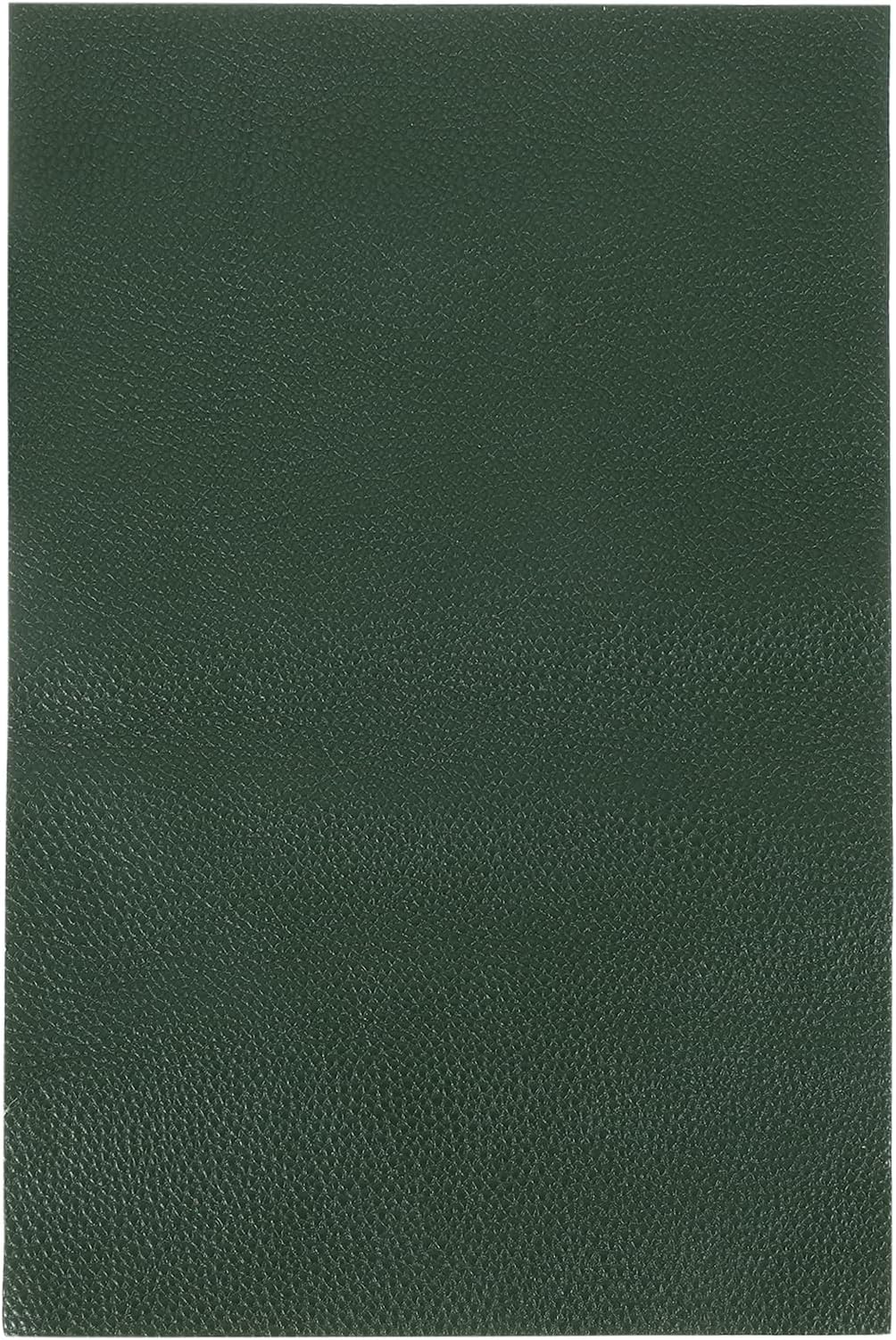 sourcing map 1 PCS Full Grain Leather Sheet 11.8 x 7.9 Inch Natural Cow Leather 1.5-1.8mm Fabric Pieces for DIY Craft Furniture Office Belts Notebook Covers, Dark Green