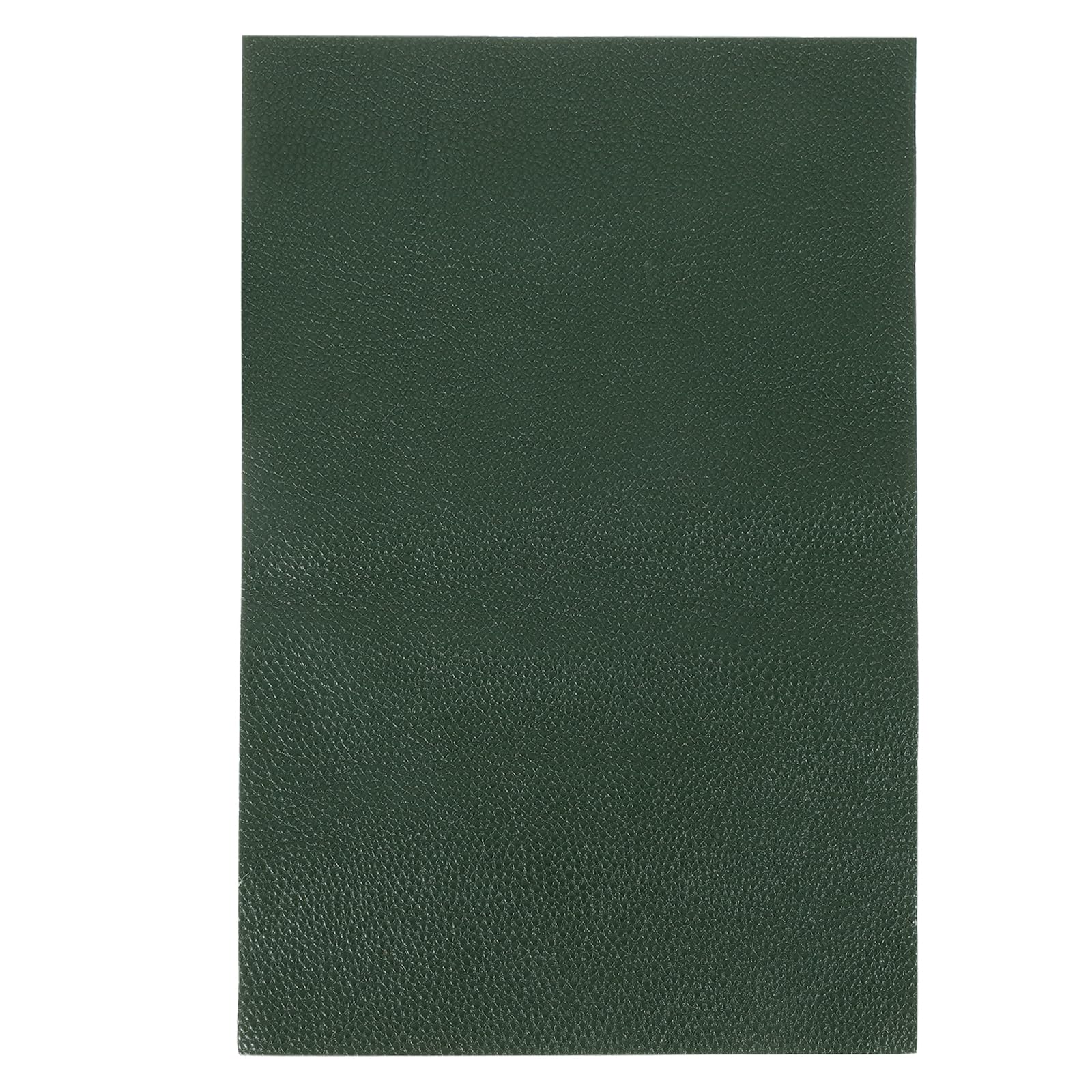 sourcing map Thick Full Grain Leather Sheet, 23.6 x 15.8 Inch Natural Cow Leather 1.5-1.8 mm Fabric Pieces for DIY Craft Furniture Office Belts Notebook Covers,Dark Green