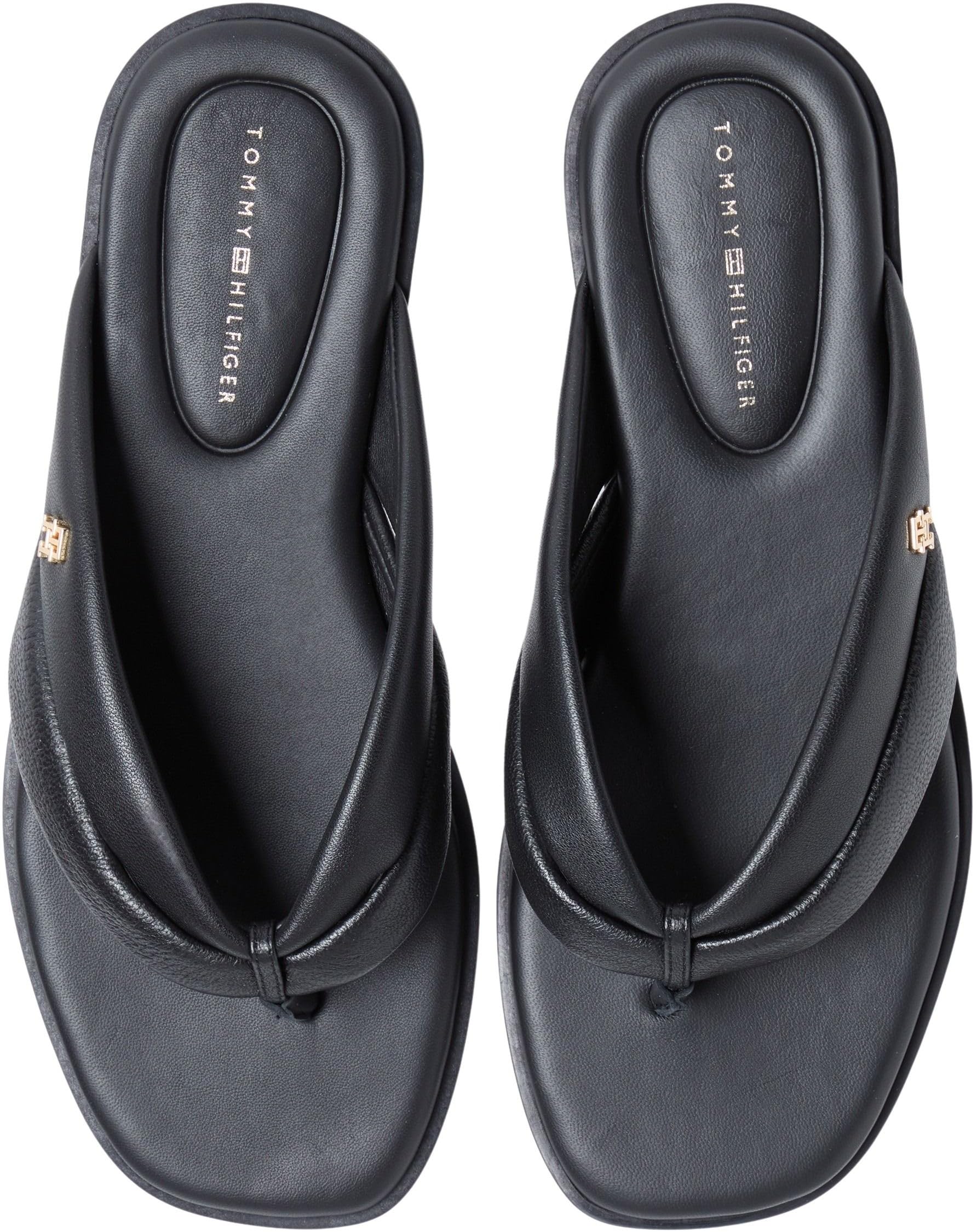 Tommy Hilfiger Damen Elevated Toe Post Lth Sandal Fw0fw09216Flache Sandalen