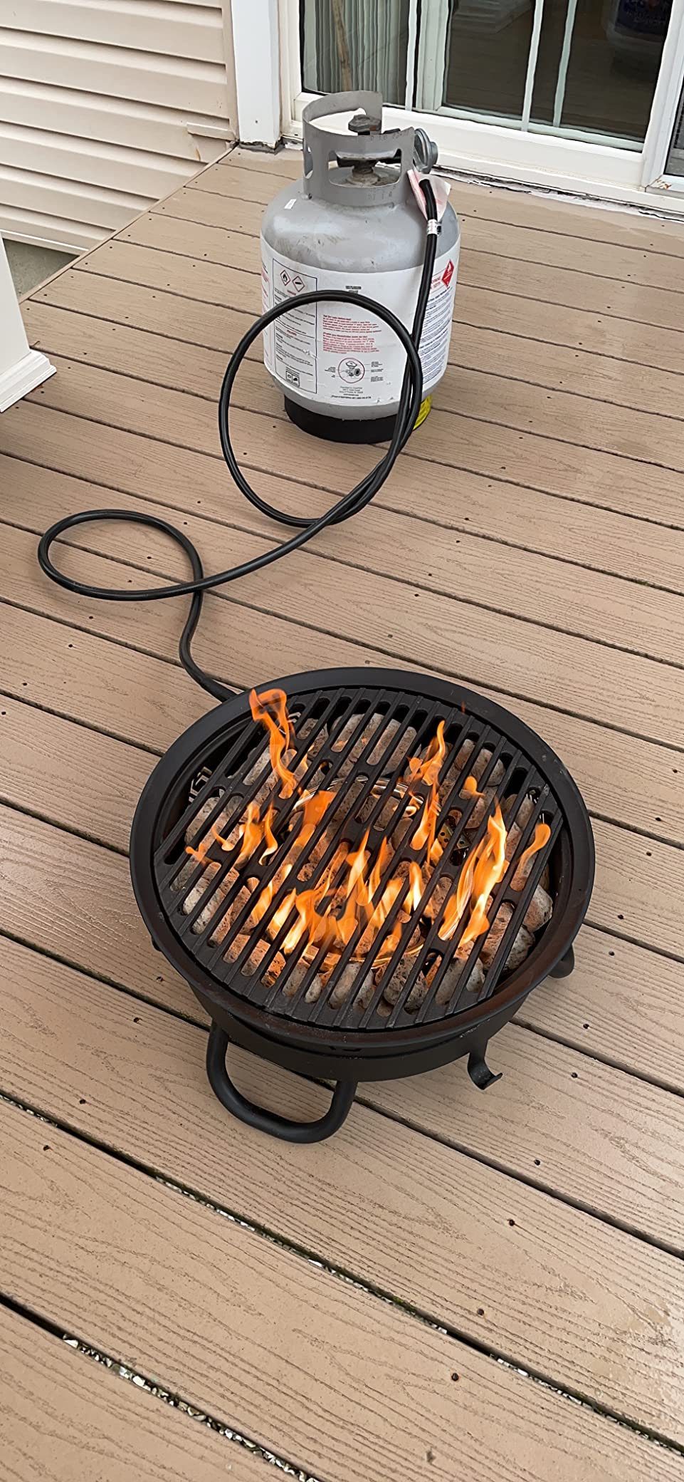 23/mo Finance BLUU Deluxe Portable Propane Gas Fire Pit with Auto